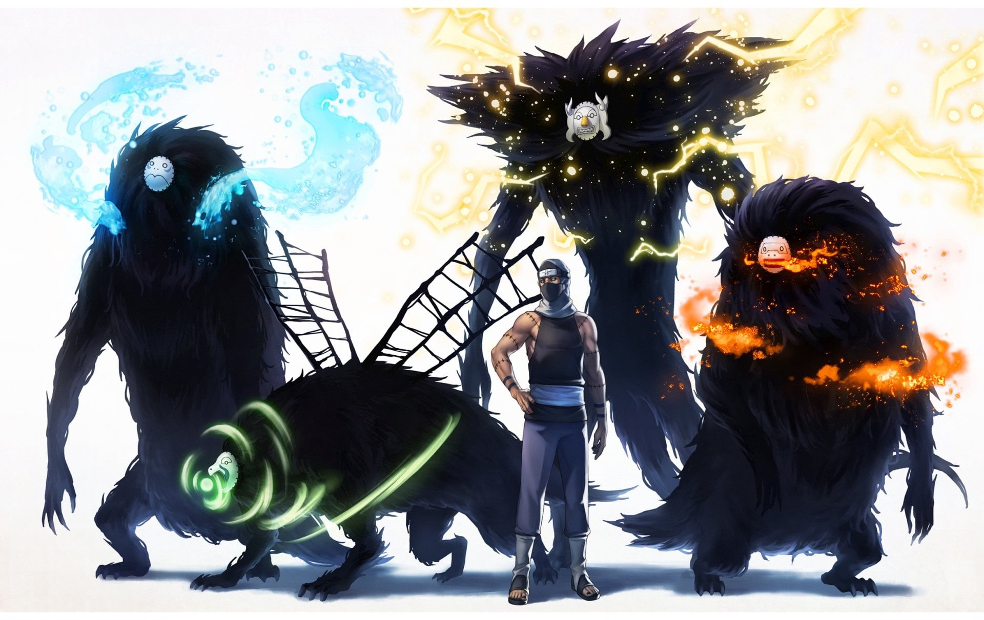 representation, Naruto, clothing, real people, Kakuzu (Naruto), kakuzu, nature, lifestyles, outdoors, Anime, people, men, arts culture and entertainment, HD Wallpaper