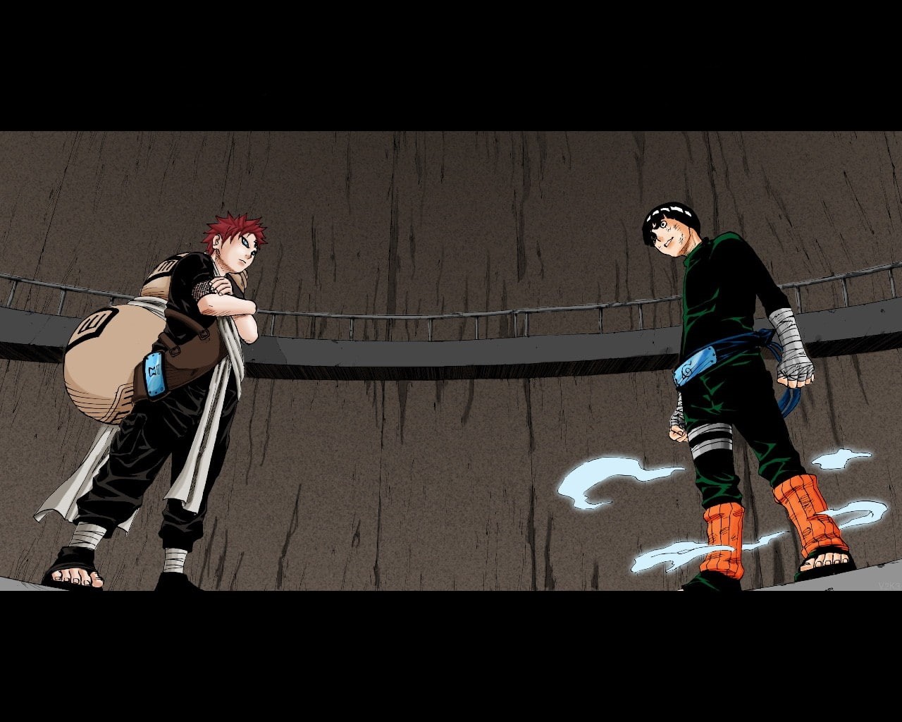 Naruto: Shippuden, rock lee, lee, shippuden, anime, gaara, 720P, art, x, rock, hd, naruto, HD Wallpaper