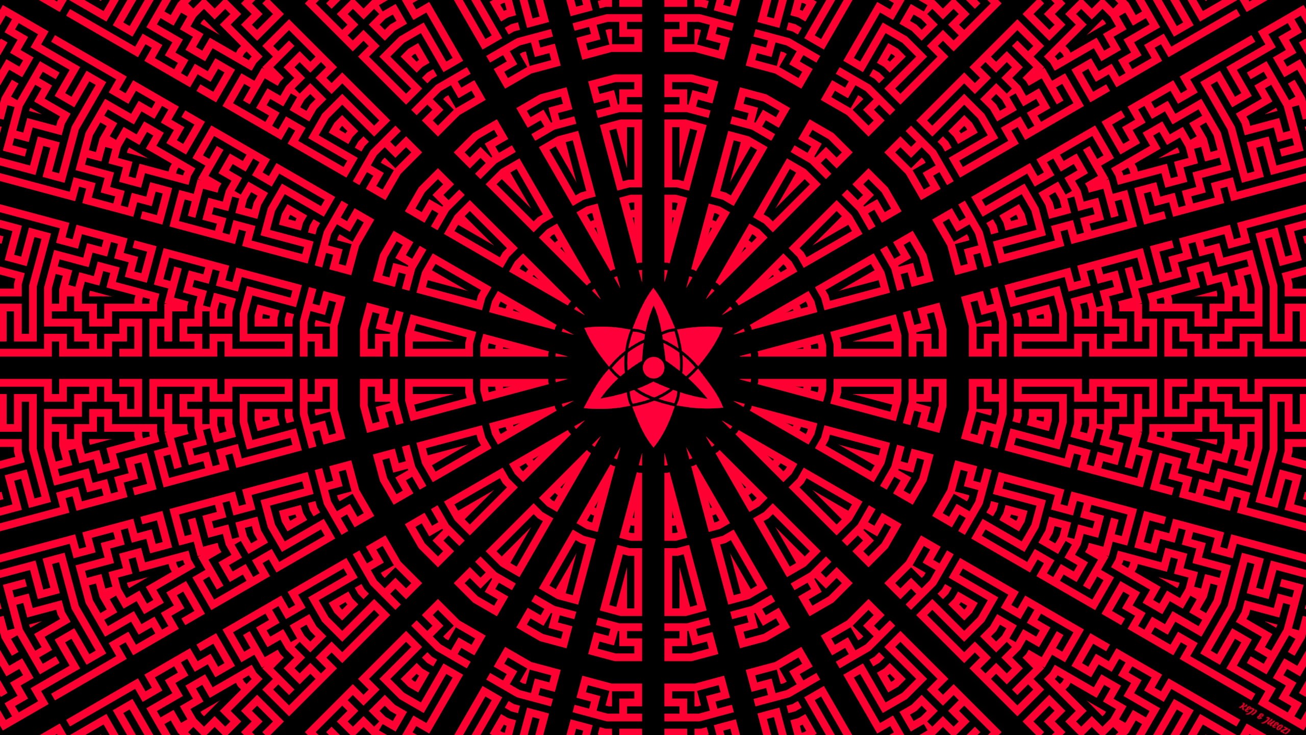Naruto, Sharingan (Naruto), Digital Art, Boruto, Mangekyō Sharingan, Boruto (Anime), 2K, Pattern, HD Wallpaper