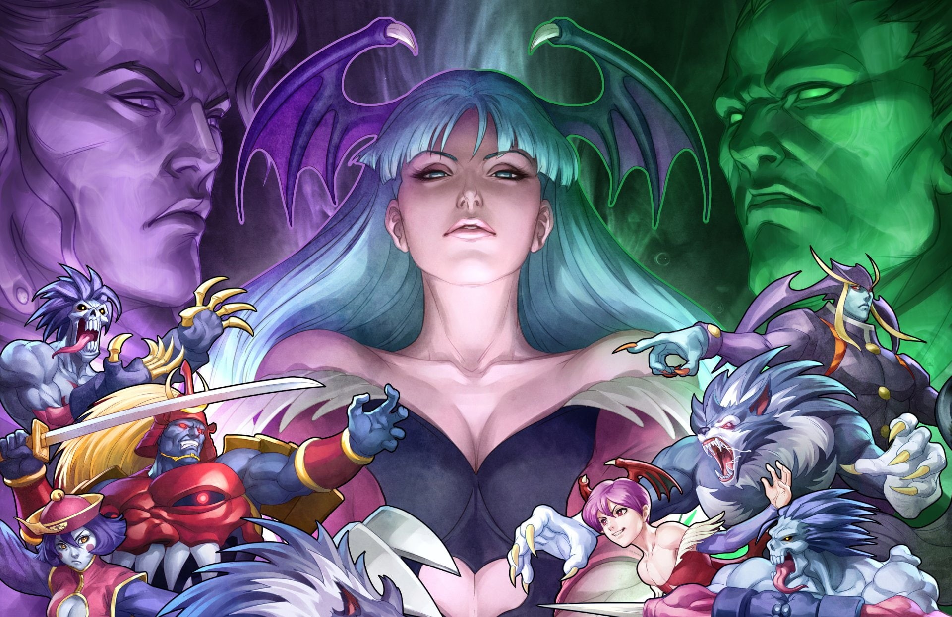 Darkstalkers, Darkstalker resurrection, 1080P, Video Game, HD Wallpaper