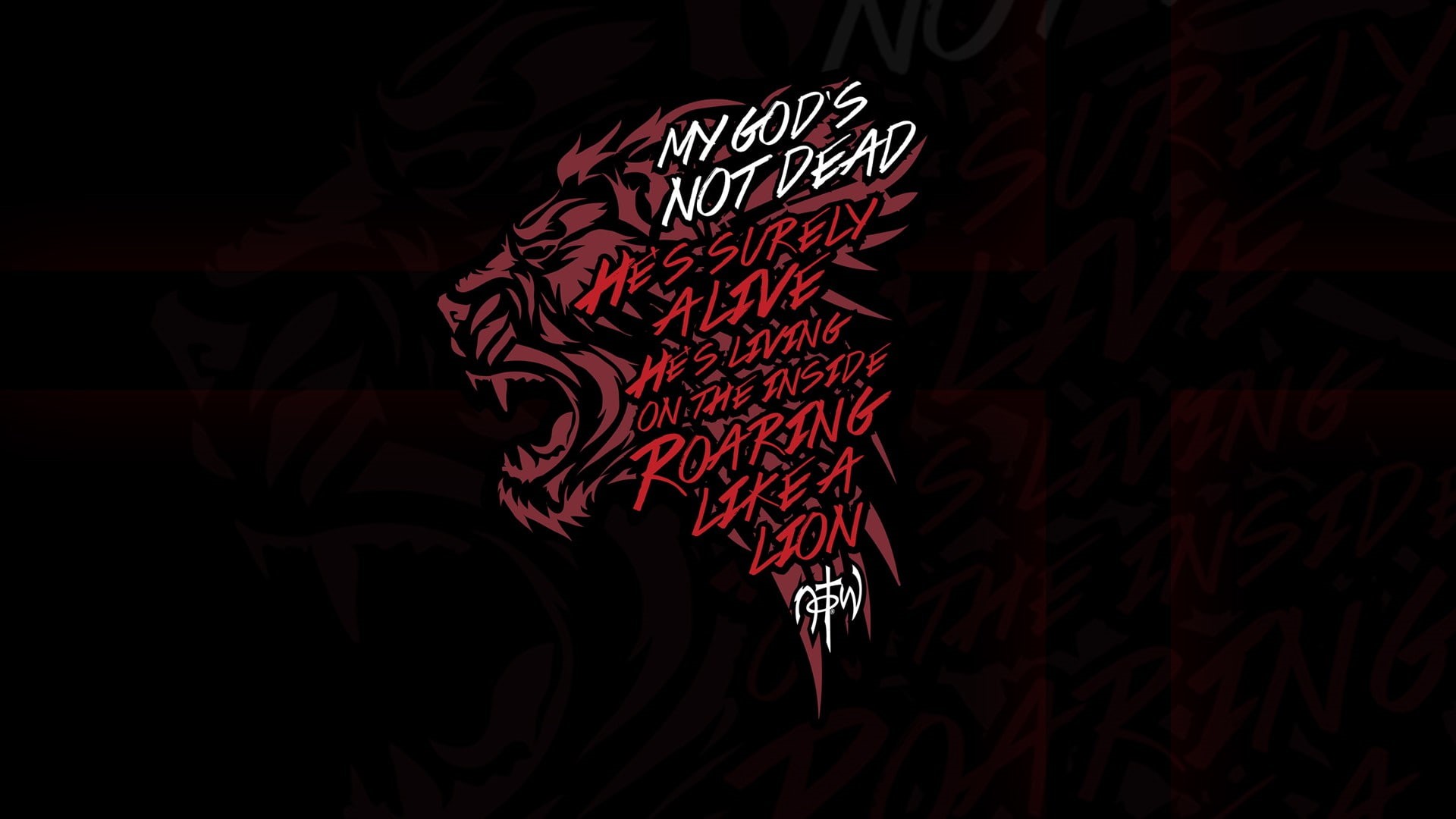 Jesus Christ, Gods Not Dead, Religions, lion, Newsboys, God, 1080P, Flower Of Life, HD Wallpaper
