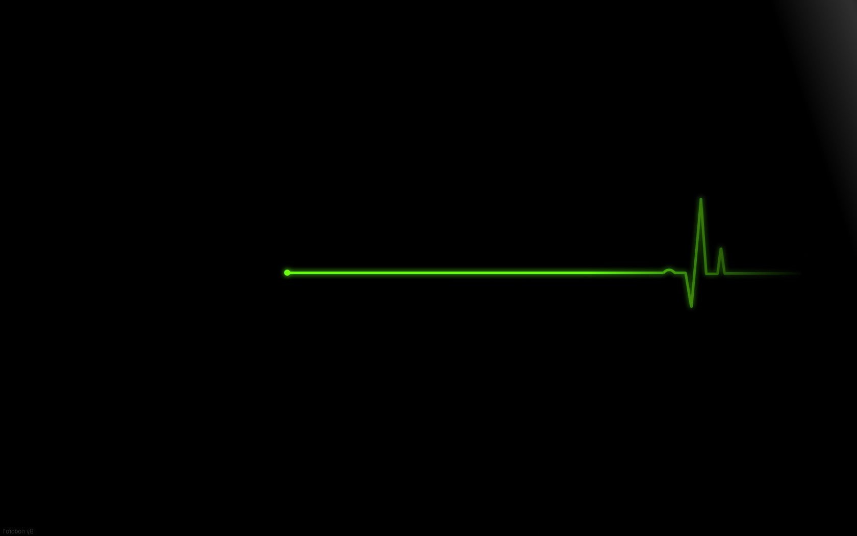 720P, light - natural phenomenon, environmental conservation, no people, green color, electricity, heartbeat, dark, illuminated, environment, black background, HD Wallpaper
