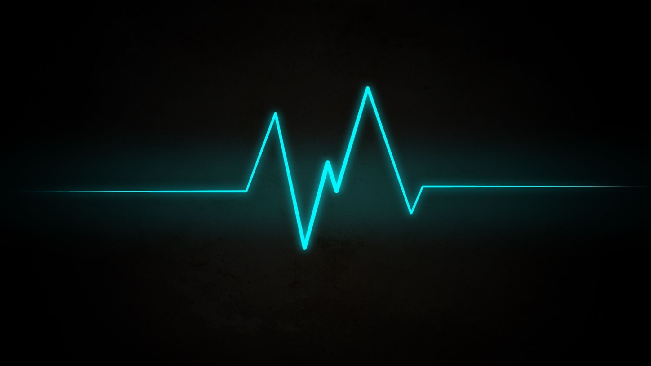 1080P, lines, abstract, heartbeat, HD Wallpaper