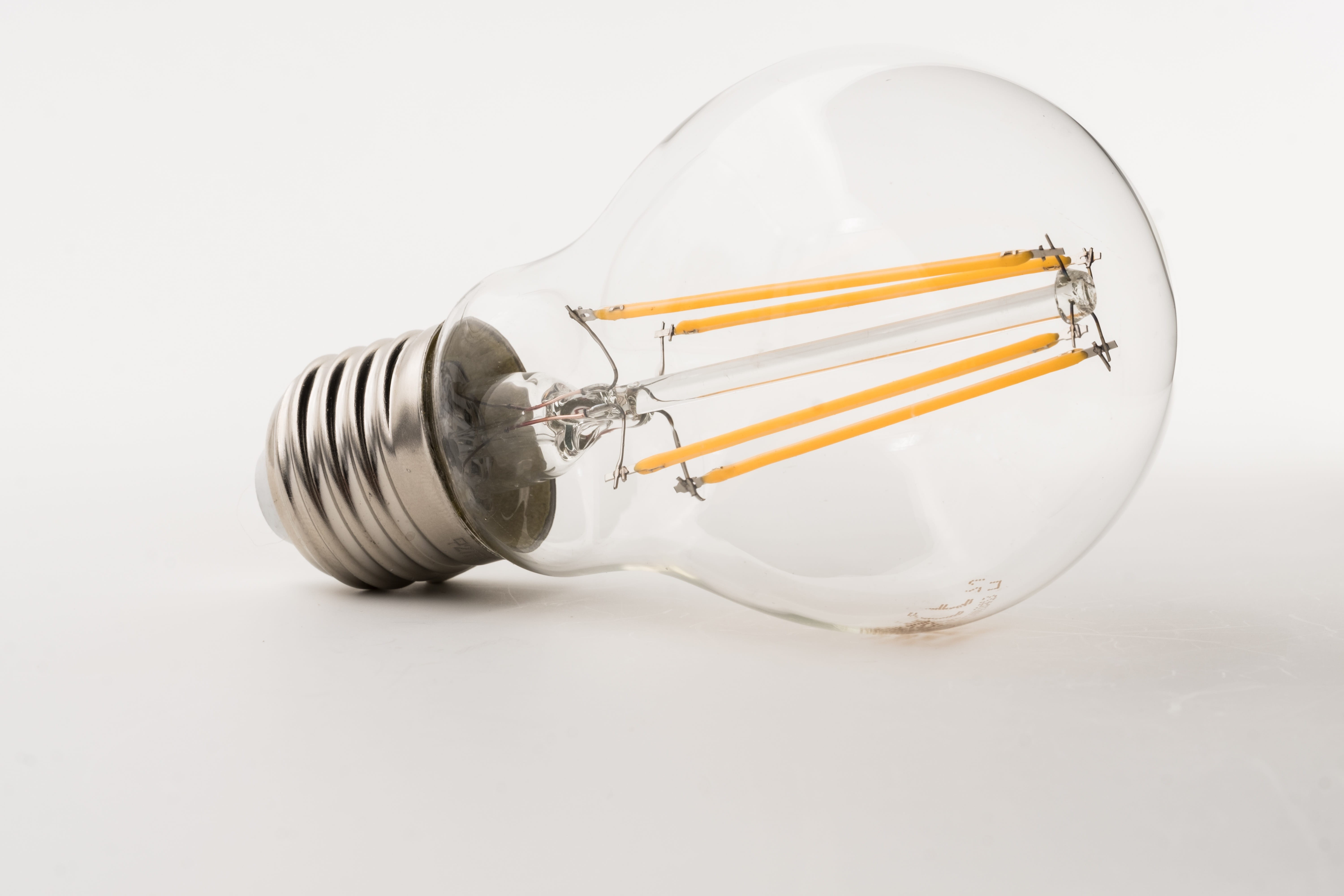 no people, clear, glass - material, connection, electrical engineering, light bulb, business, indoors, single object, close-up, save, led, metal, current, HD Wallpaper