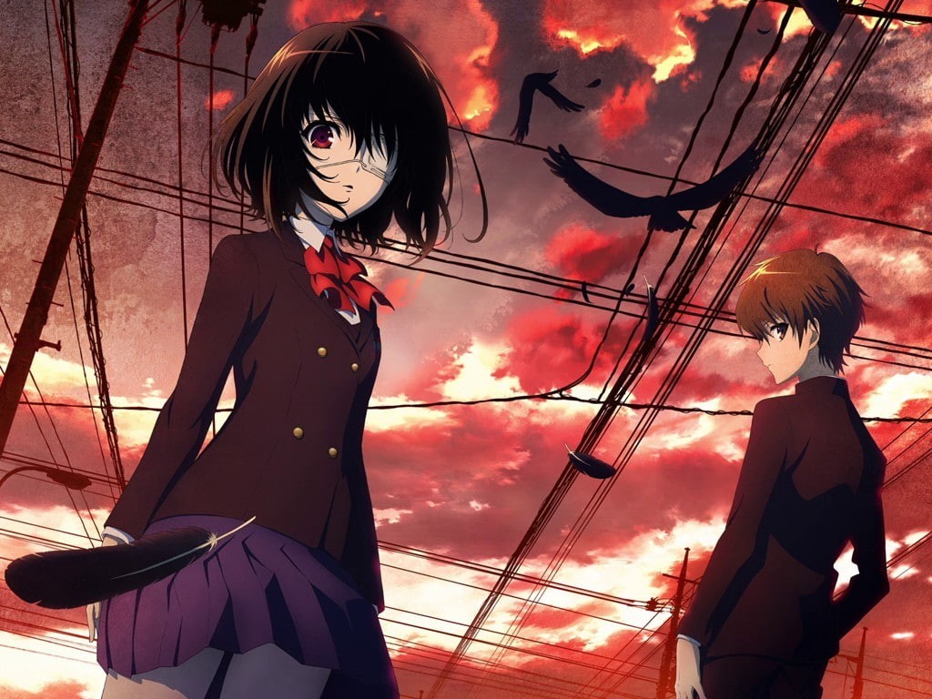 lifestyles, birds, waist up, 480P, power lines, sunset, low angle view, people, school uniform, two people, real people, adult, cloud - sky, Sakakibara Kouichi, HD Wallpaper