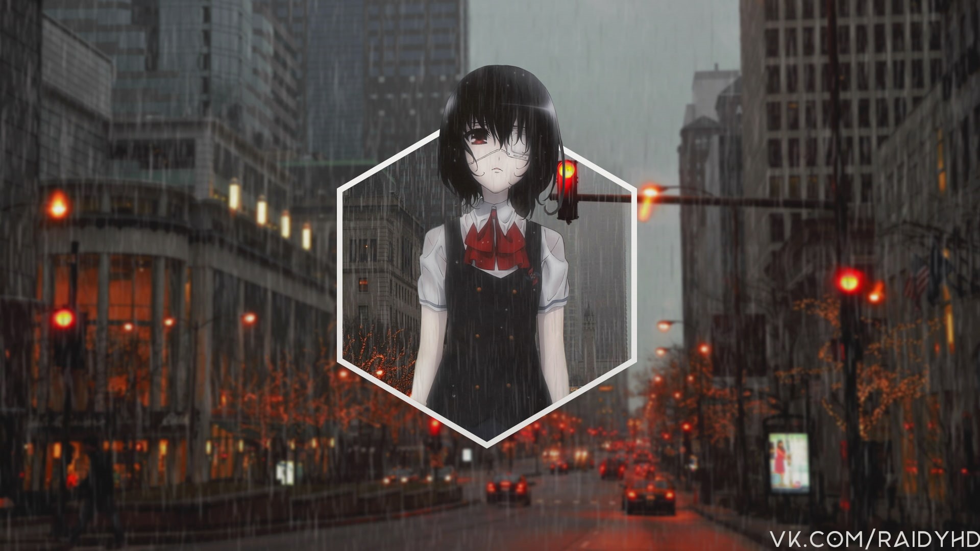 Misaki Mei, picture-in-picture, anime girls, anime, 1080P, Another, HD Wallpaper