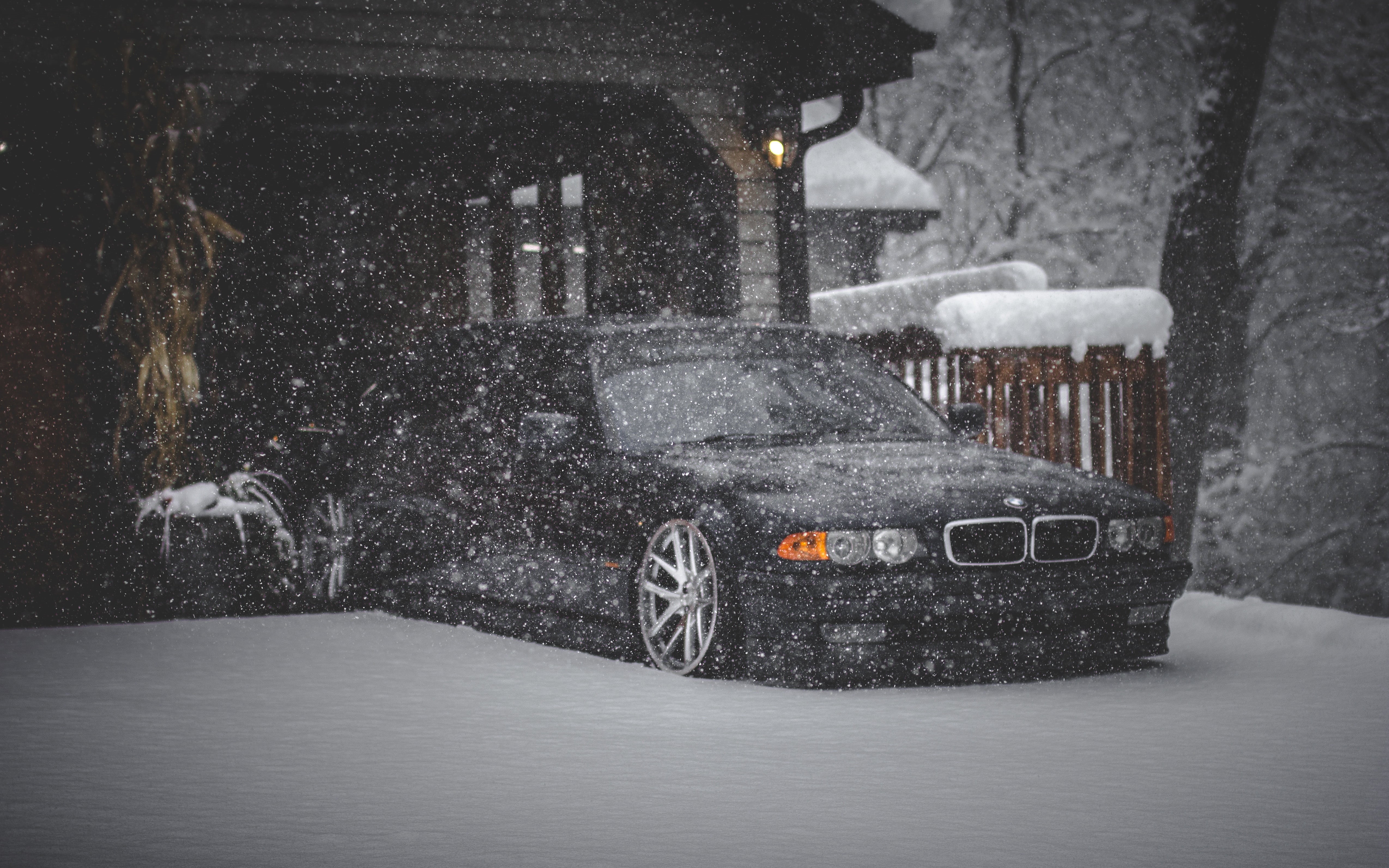 4K, car, E38, 7 series, Boomer, BMW, HD Wallpaper