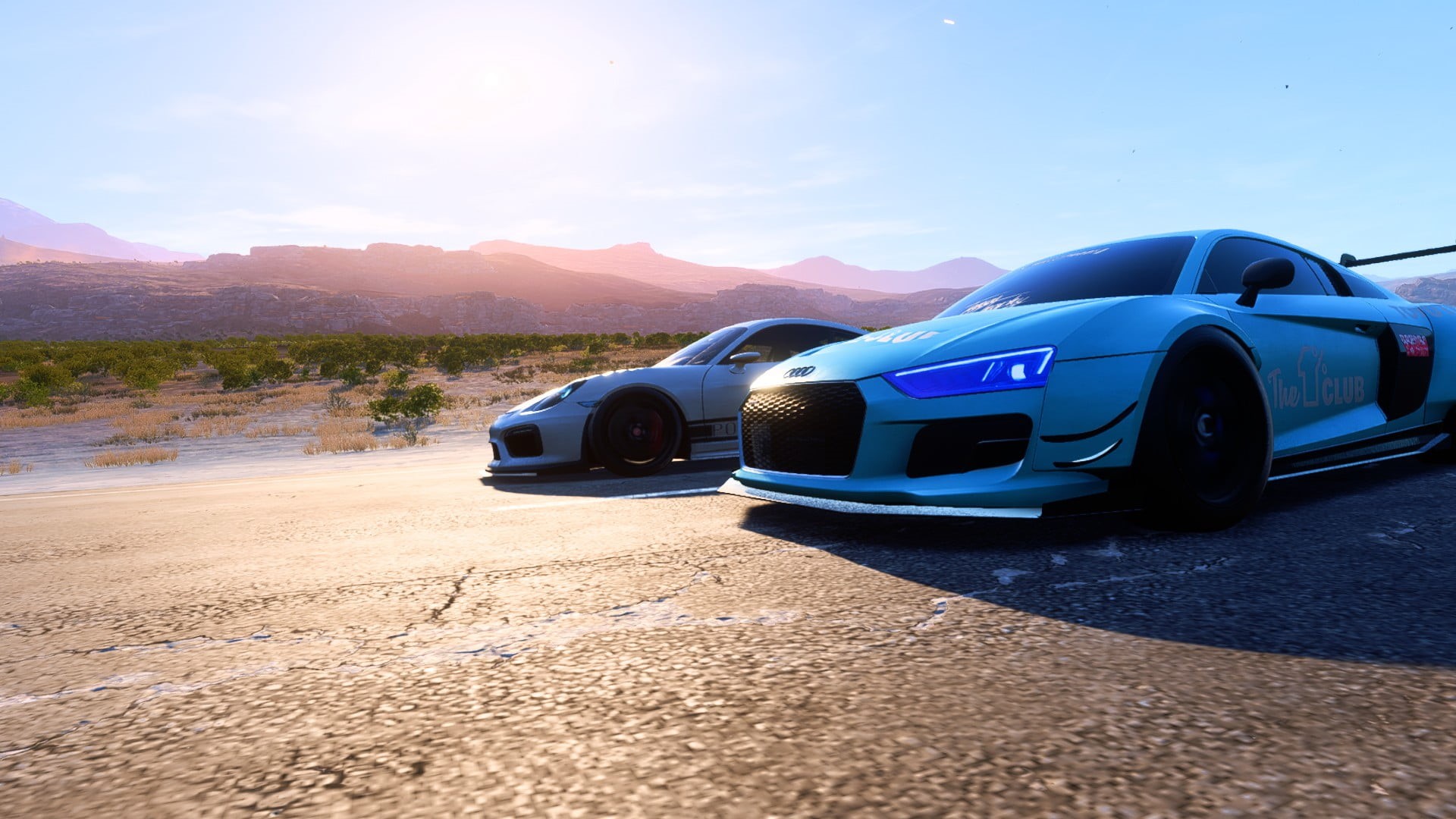 Need for Speed, car, day, mountain range, scenics - nature, sunset, mountain, motor vehicle, Need for Speed: Payback, beauty in nature, mode of transportation, HD Wallpaper