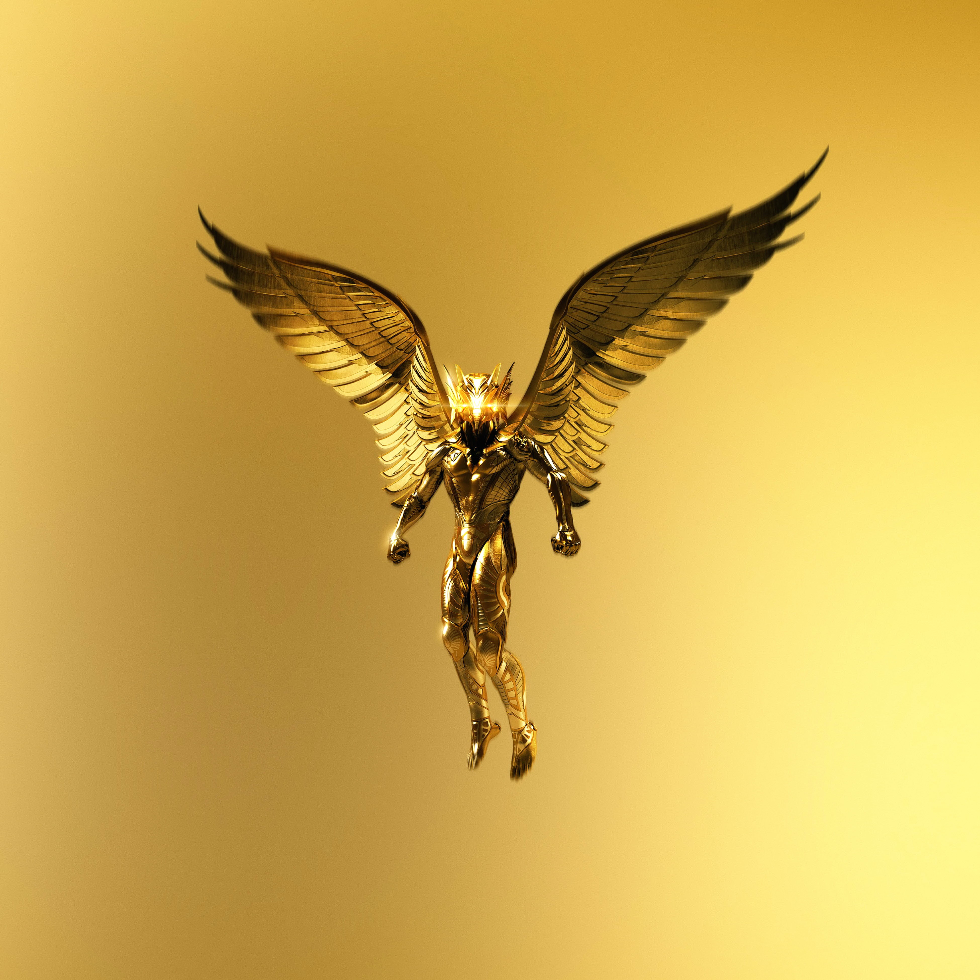 animals in the wild, animal body part, studio shot, orange background, figurine, butterfly - insect, insect, Gods of Egypt, full length, animal wildlife, Phone HD Wallpaper