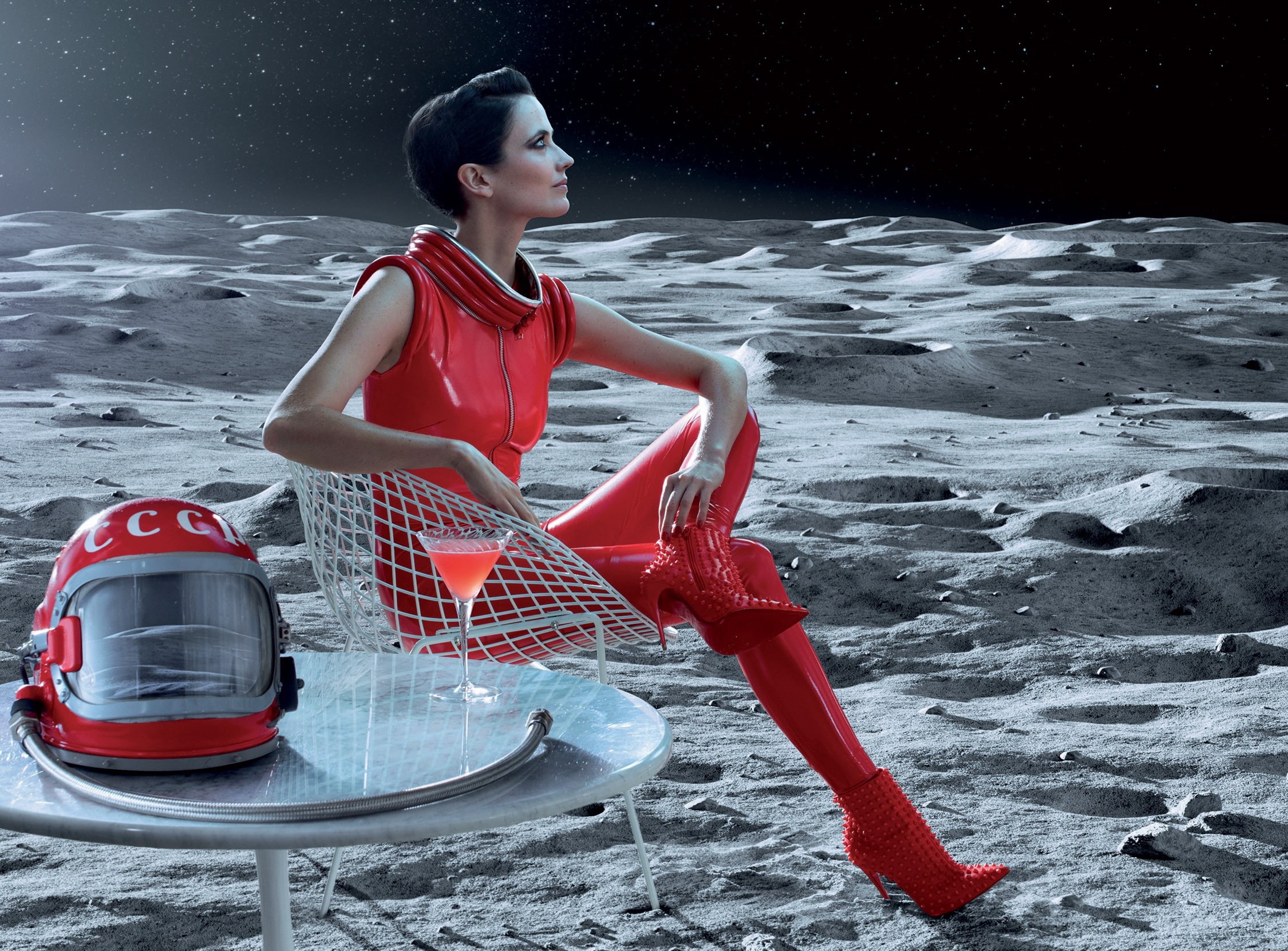 USSR, actress, Eva Green, 1080P, helmet, HD Wallpaper