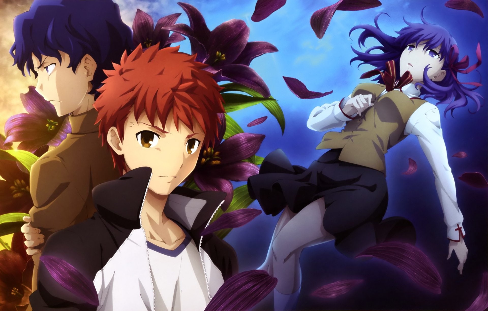 Shinji Matou, Shirou Emiya, Sakura Matou, 1080P, Fate Series, Fate/stay Night Movie: Heavens Feel, HD Wallpaper