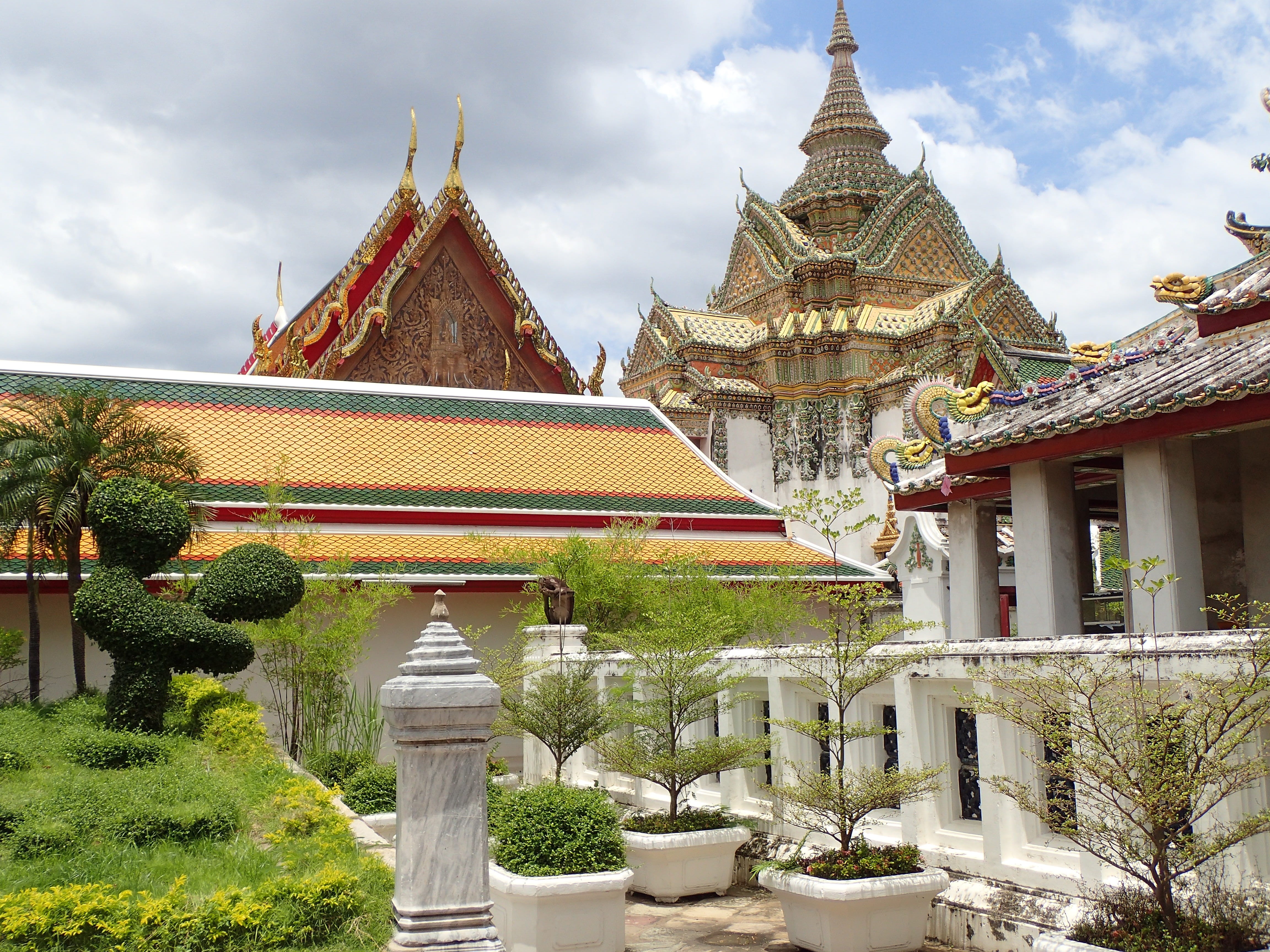 art and craft, Temple, sky, building exterior, spirituality, travel, belief, famous Place, no people, east Asian Culture, built structure, ornate, pagoda, HD Wallpaper