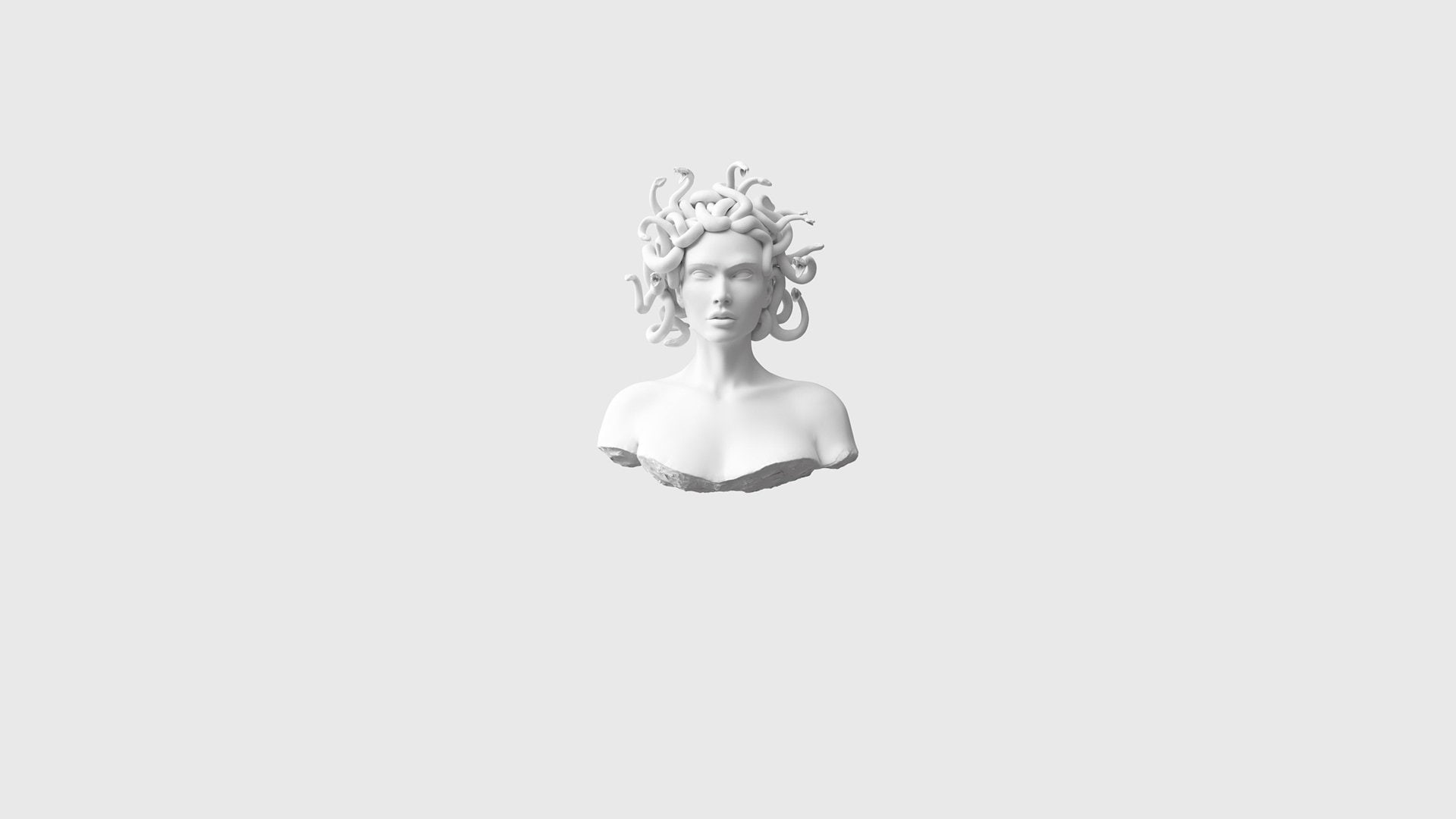 Medusa, Music, Gorgon City, 1080P, Statue, HD Wallpaper