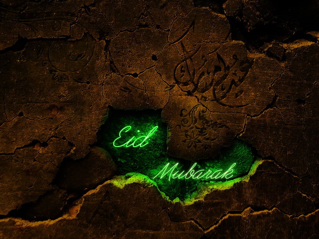 green color, holiday, representation, Festivals / Holidays, rock, night, rock - object, solid, no people, 480P, Eid, indoors, nature, wishes, illuminated, HD Wallpaper