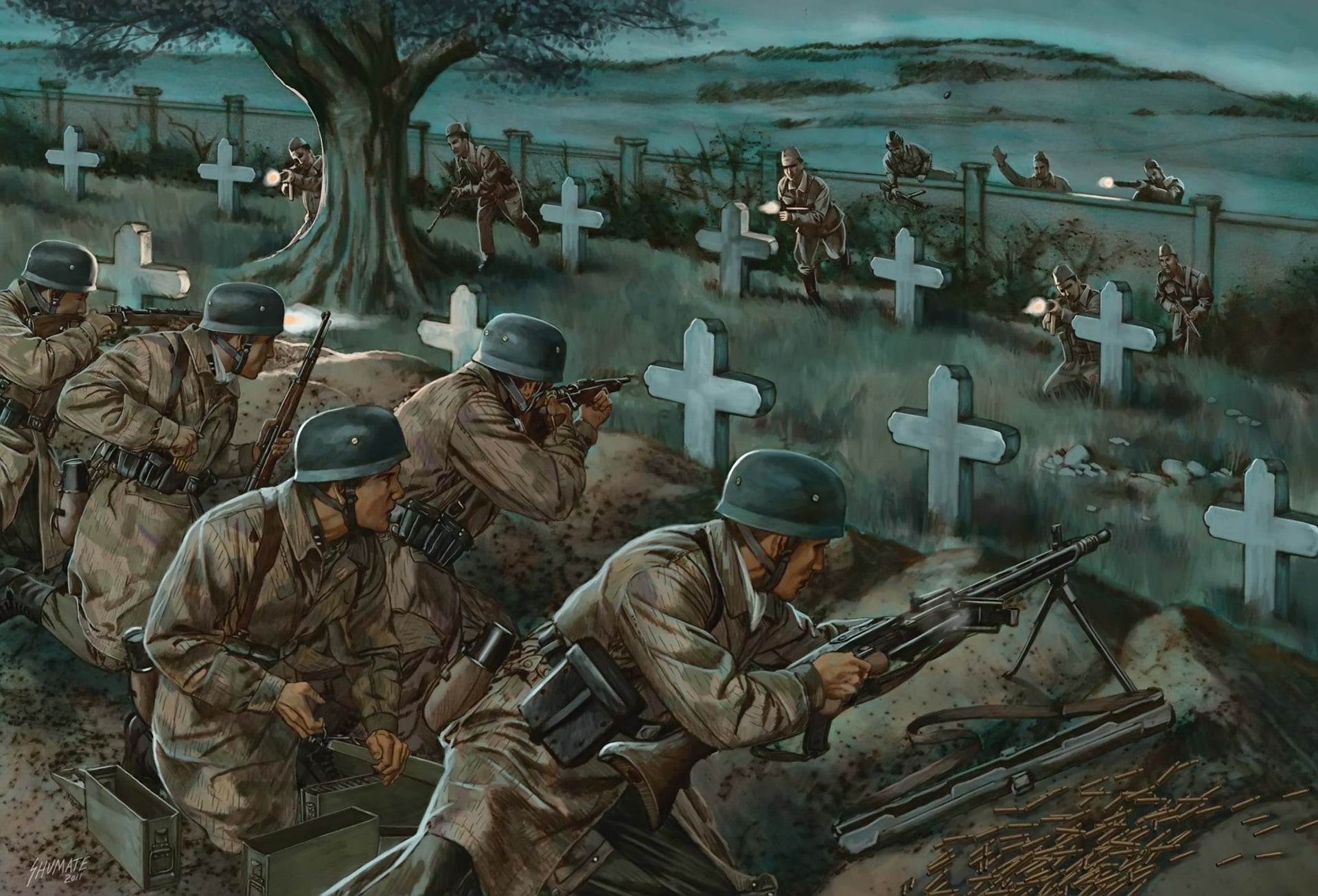 gun, war, day, figure, special, infantry, fighting, government, aggression, armed Forces, architecture, cemetery, people, built structure, patriotism, nATO, HD Wallpaper