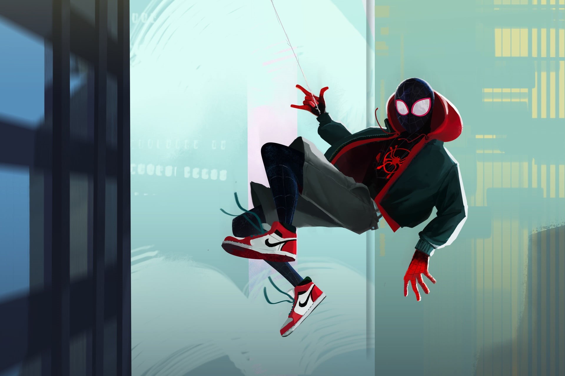 Movie, Spider-Man: Into The Spider-Verse, Marvel Comics, Miles Morales, Spider-Man, 1080P, HD Wallpaper