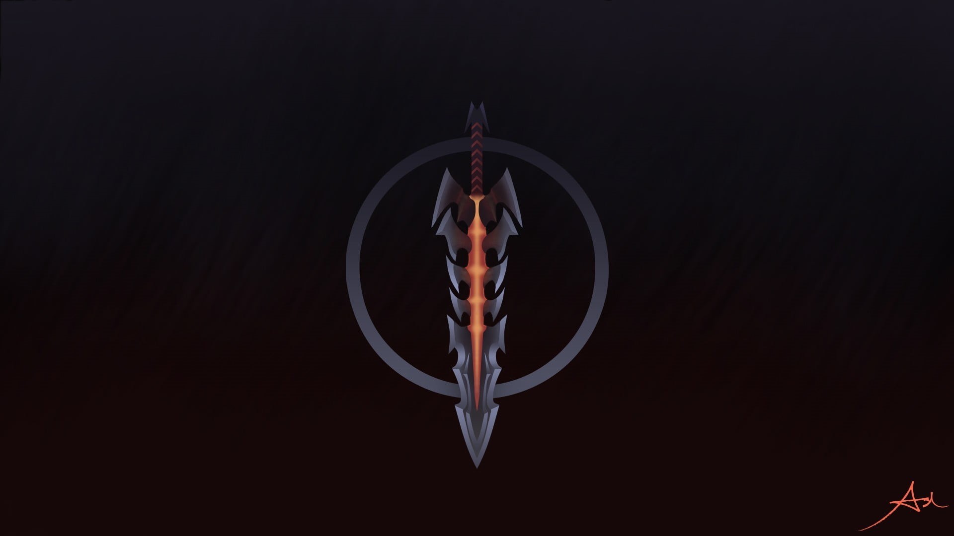 1080P, shape, creativity, copy space, no people, Aatrox, design, surprise, dark, close-up, light - natural phenomenon, League of Legends, indoors, emotion, HD Wallpaper