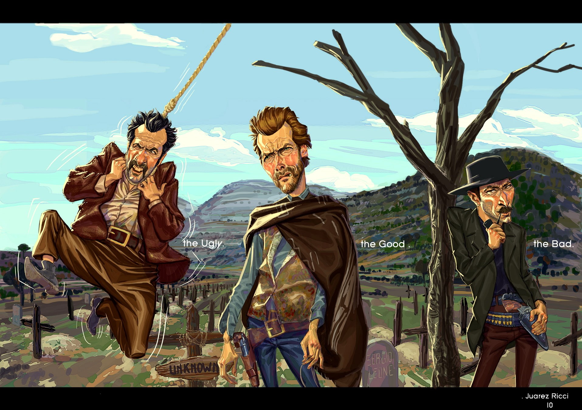 bad, good, western, eastwood, 720P, ugly, clint, HD Wallpaper