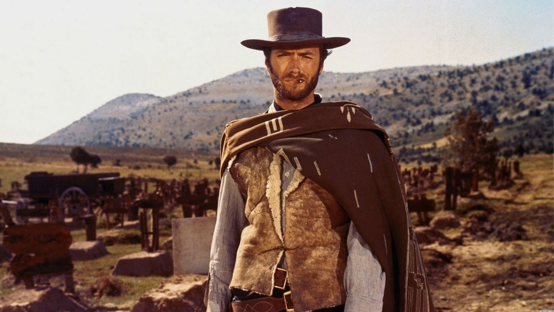 ugly, good, 1080P, rustic, bad, western, actor, cowboy, eastwood, clint, HD Wallpaper