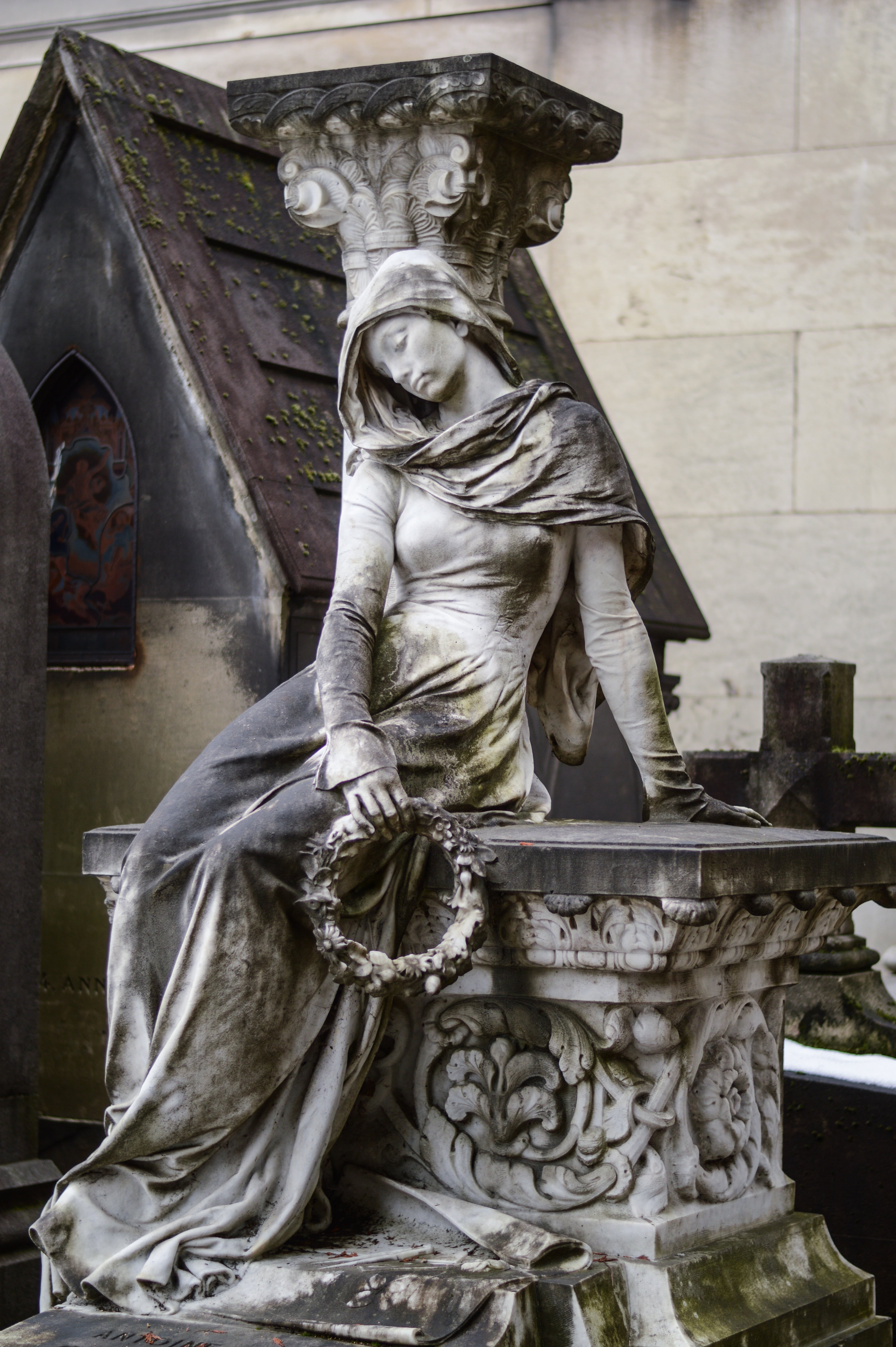 grave, decor, representation, belief, burial, gravestone, monument, carving - craft product, architecture, religious, statue, history, memorial, religion, Phone HD Wallpaper
