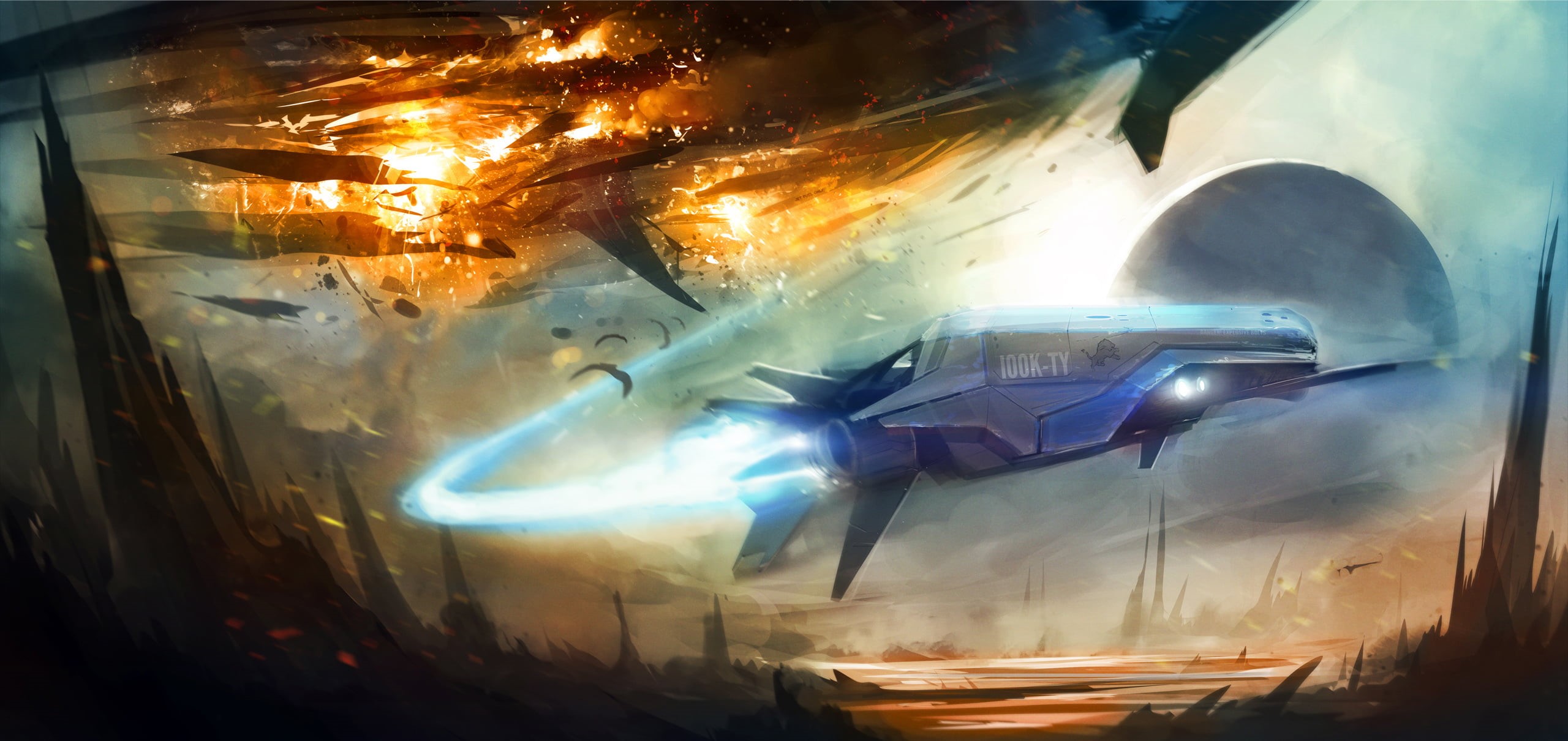  heat - temperature, aircraft, transparent, indoors, nature, metal, illuminated, burning, destruction, the explosion, fire, trail, battle, car, HD Wallpaper