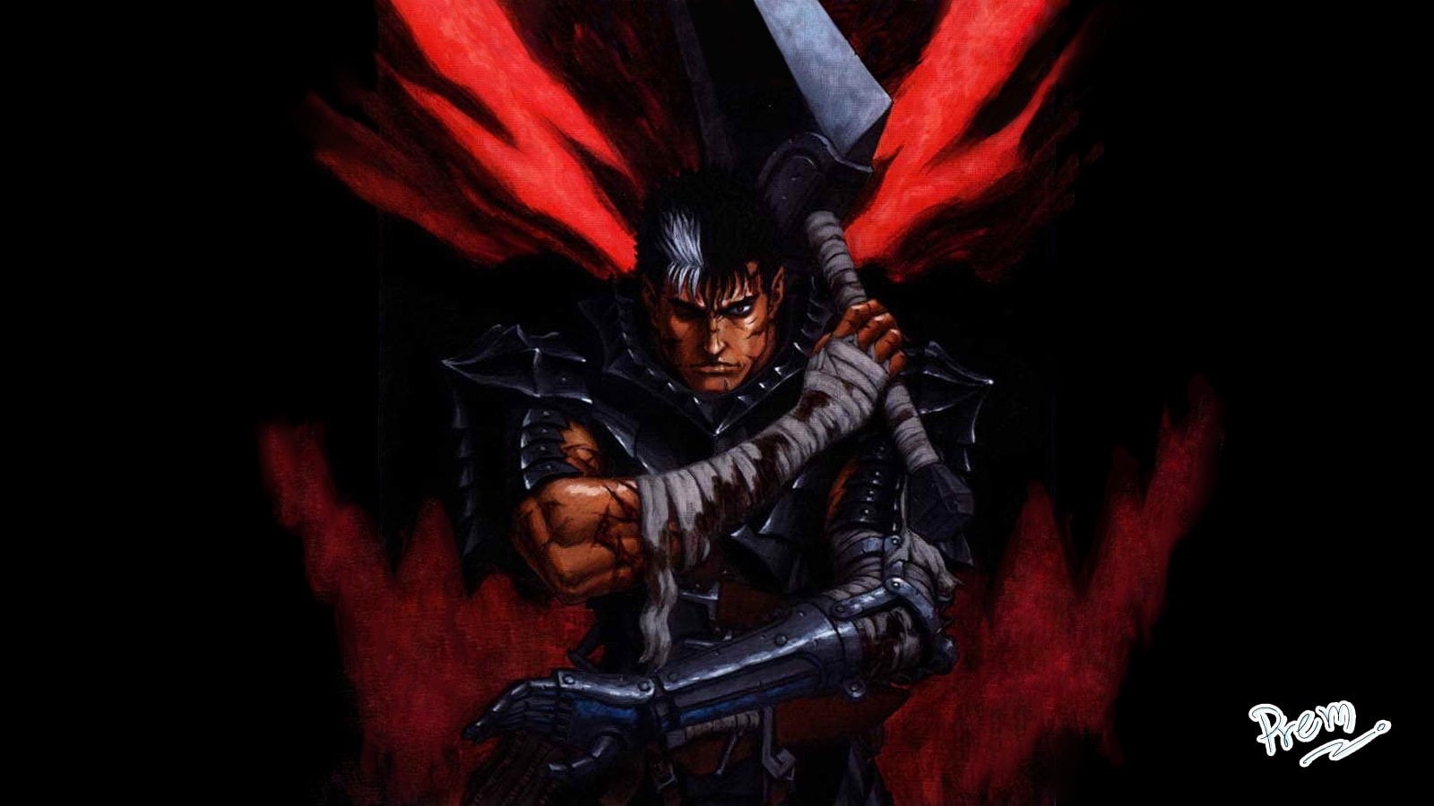 Berserk, Anime, guts, 720P, HD Wallpaper