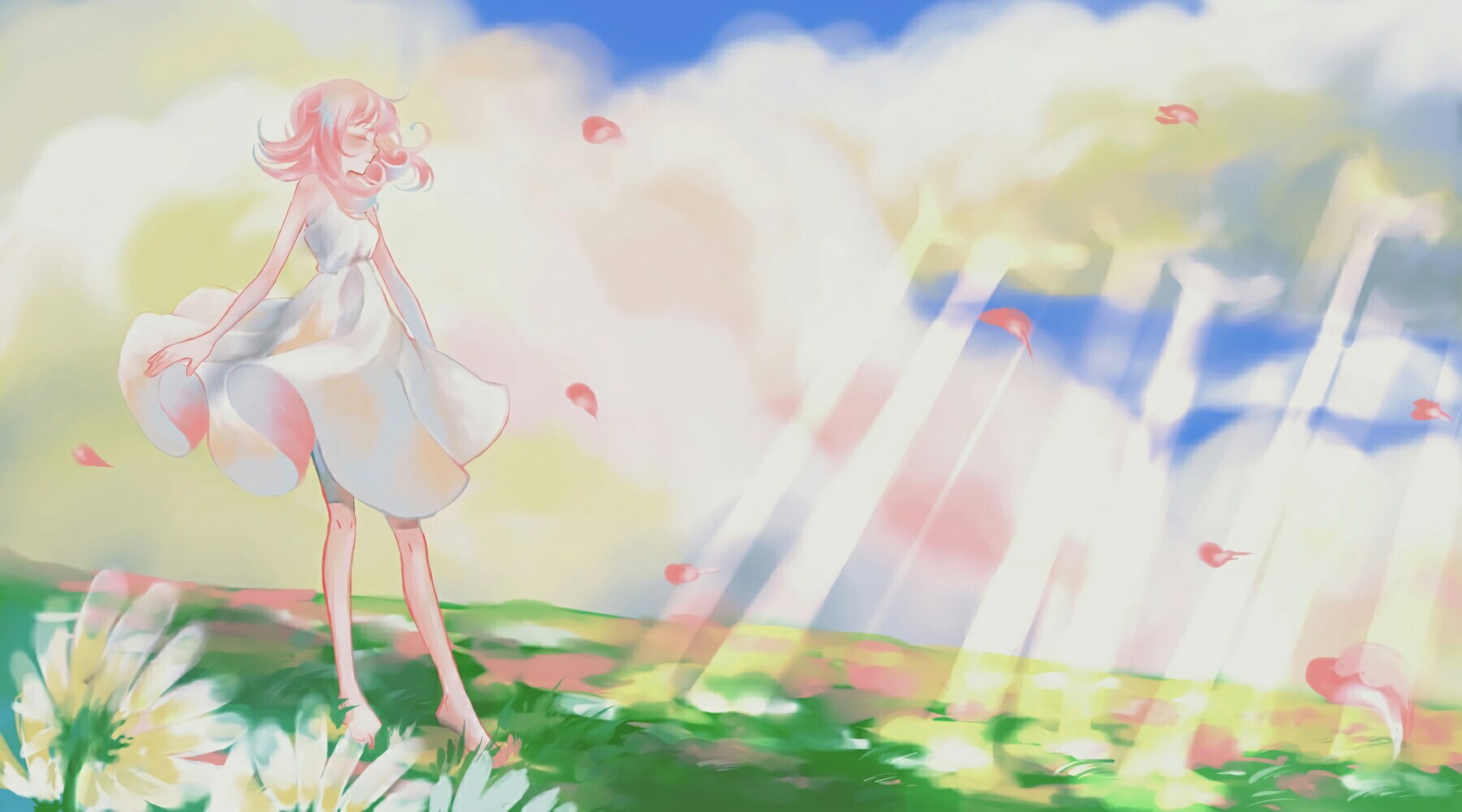 1080P, Danganronpa 2: Goodbye Despair, Danganronpa, Anime, Chiaki Nanami, HD Wallpaper