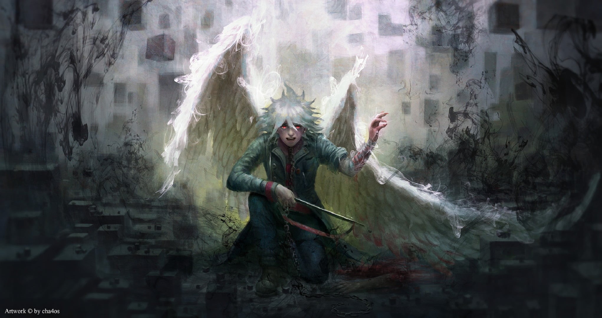 1080P, Danganronpa, Nagito Komaeda, Danganronpa 2: Goodbye Despair, HD Wallpaper