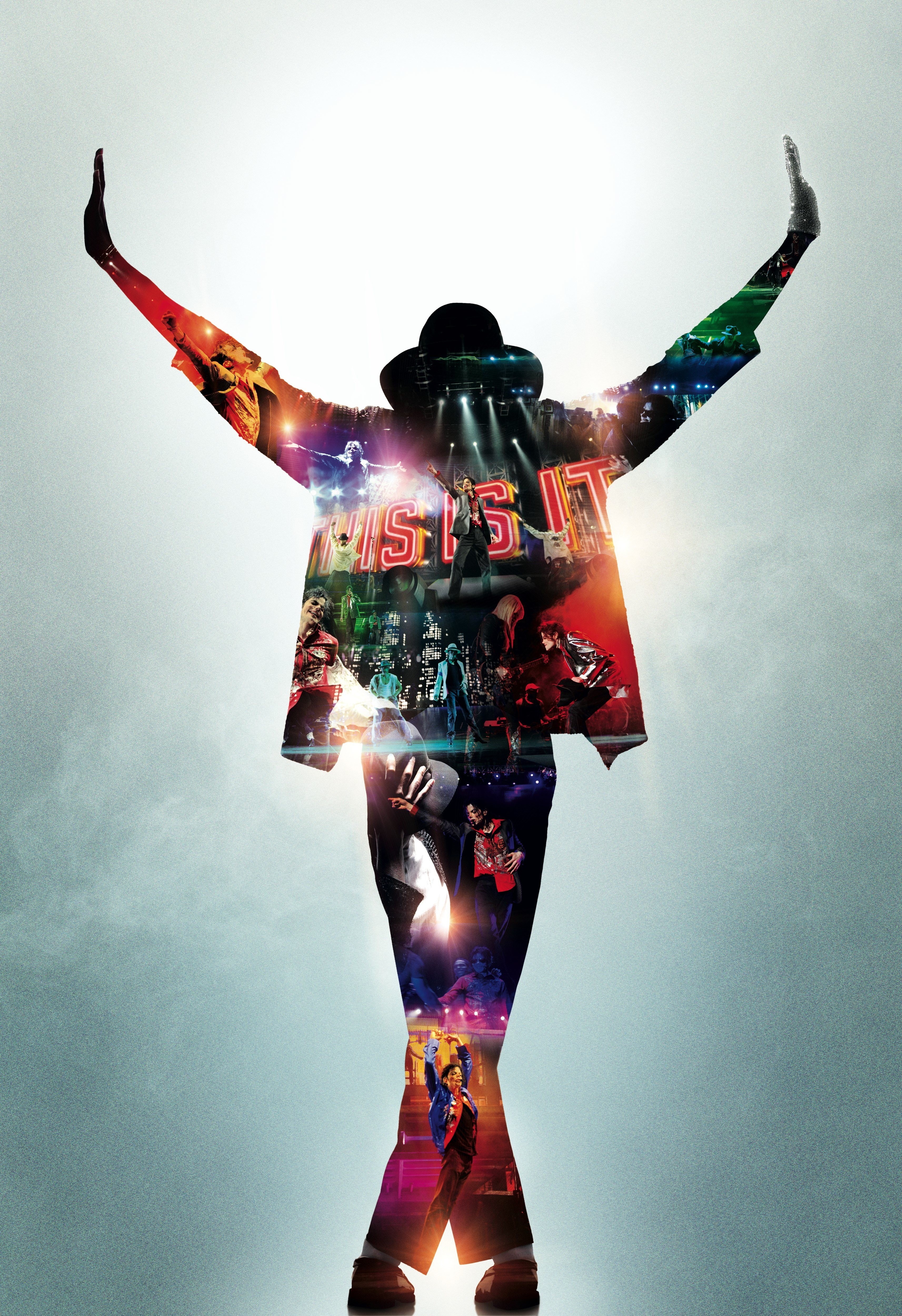 lifestyles, standing, sky, real people, human body part, illuminated, musician men arms up digital art simple background music michael jackson dancing hat double exposure portrait display collage stages concerts pop music, Phone HD Wallpaper