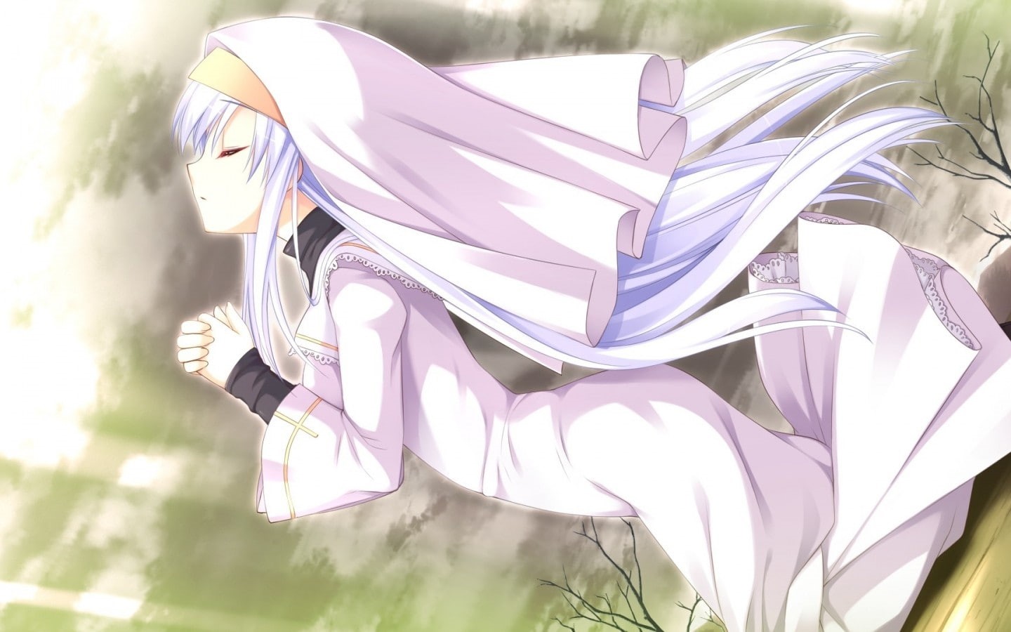 art and craft, low angle view, pattern, close-up, day, purple, creativity, focus on foreground, textile, 720P, no people, praying, growth, nature, anime girls, HD Wallpaper