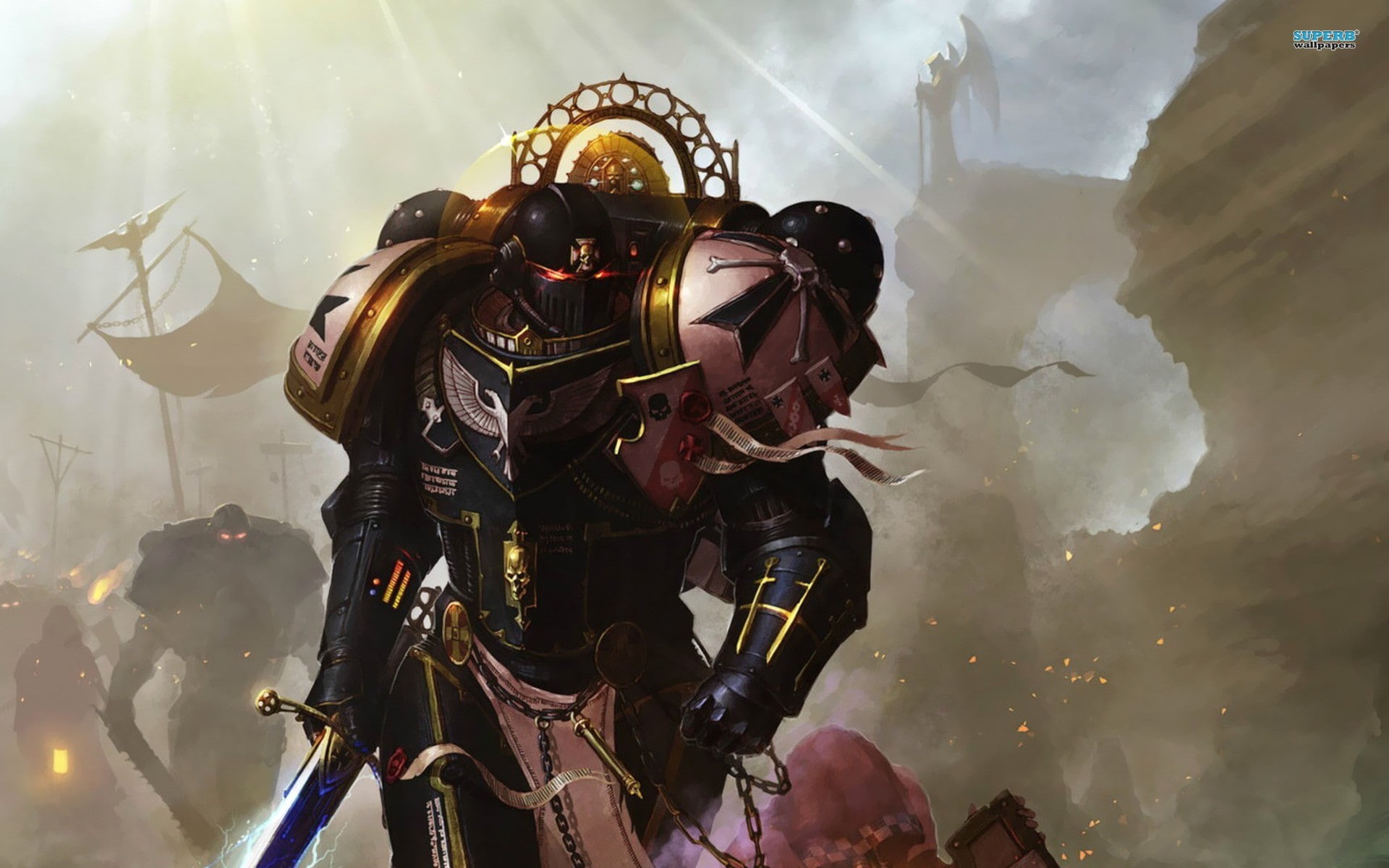 Warhammer 40K, Warhammer, 1080P, Black Templar, HD Wallpaper