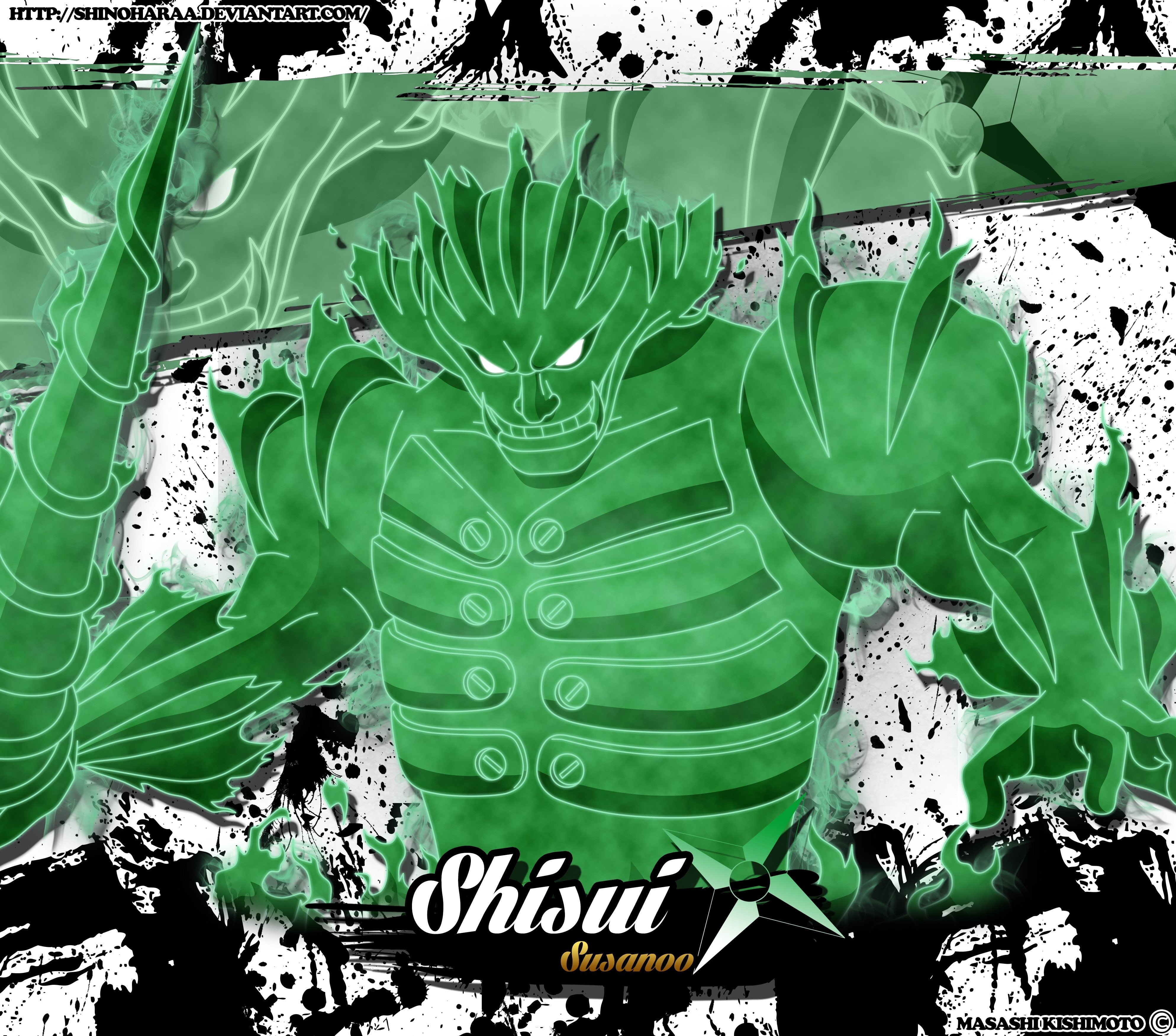 naruto, 4K, uchiha, shisui, susano, HD Wallpaper