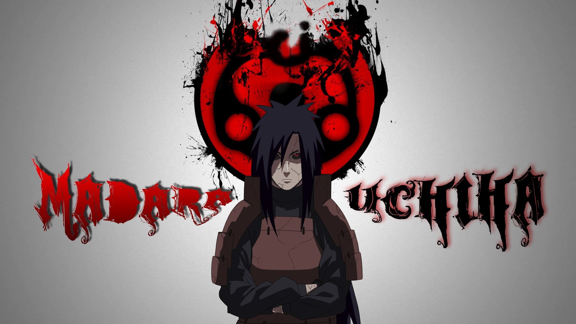 Madara Uchiha, Anime, Naruto, Uchiha Clan, Sharingan (Naruto), 1080P, HD Wallpaper
