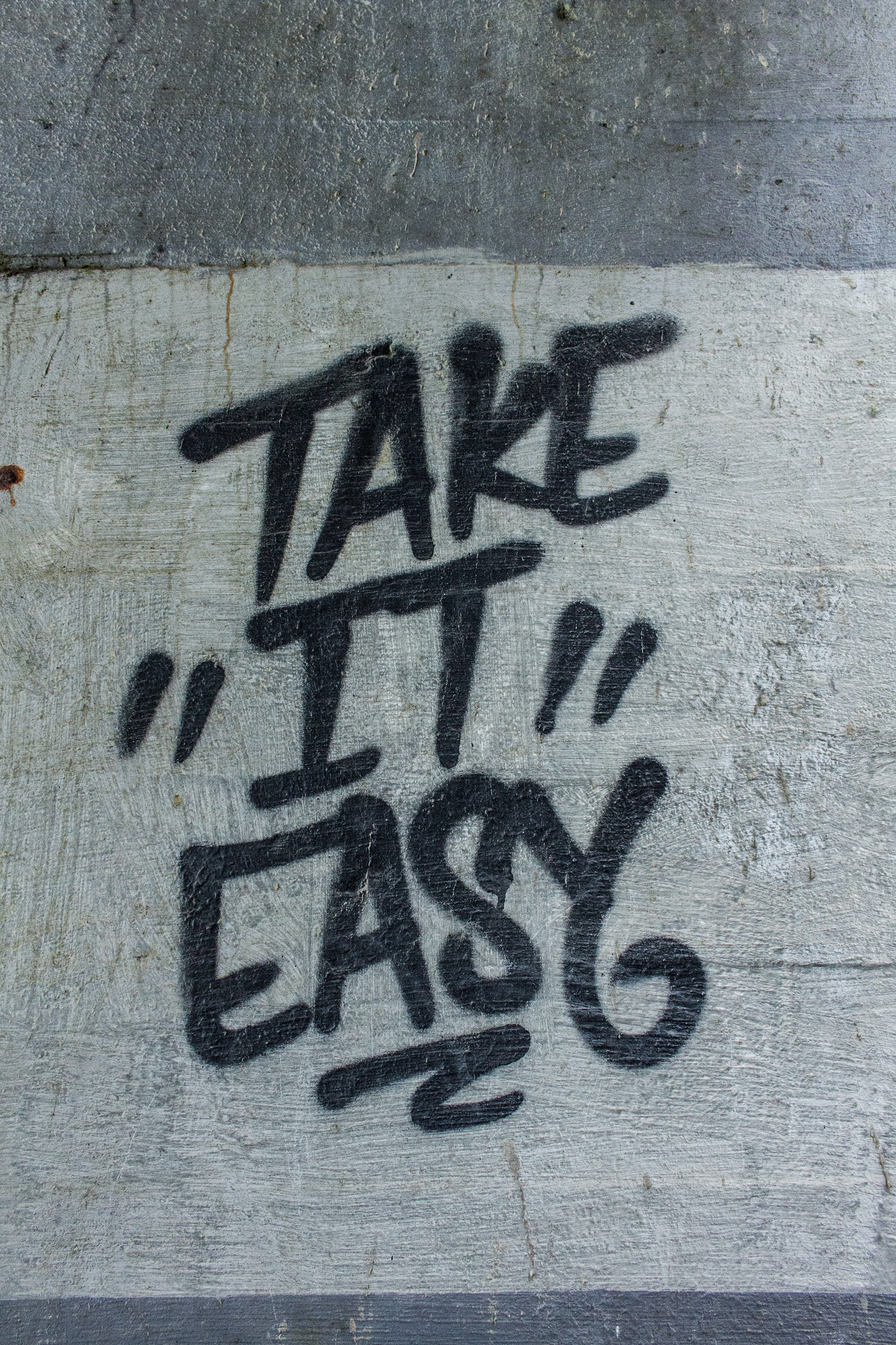 capital letter, communication, wall - building feature, 5K, wall, sign, easy, close-up, concrete, urban, art, signature, creativity, take, message, black color, Phone HD Wallpaper
