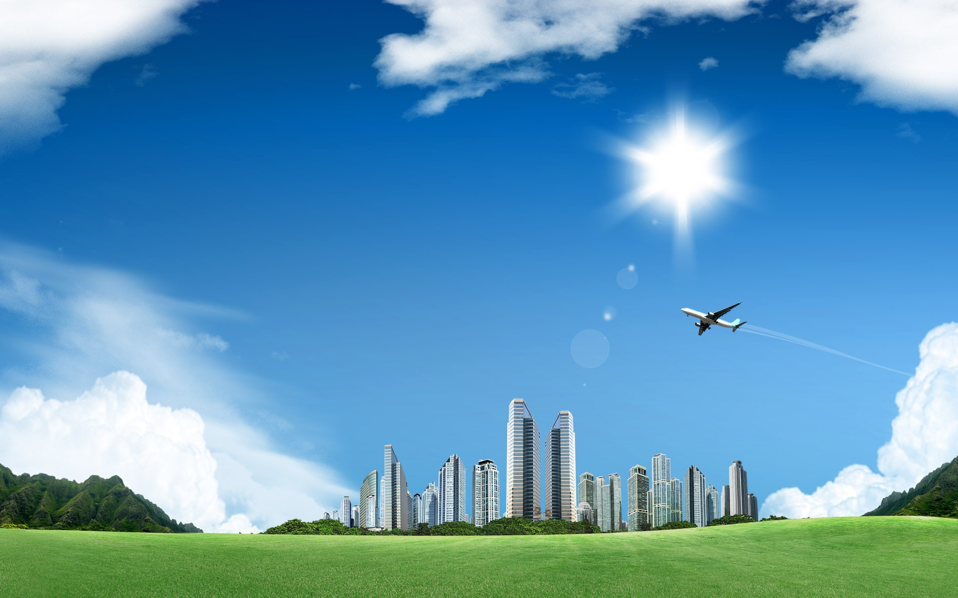 1080P, city, future, dreamy, hd, fantasy, HD Wallpaper