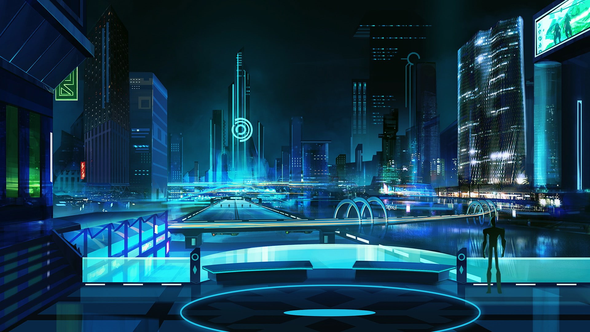 City, Sci Fi, 1080P, HD Wallpaper