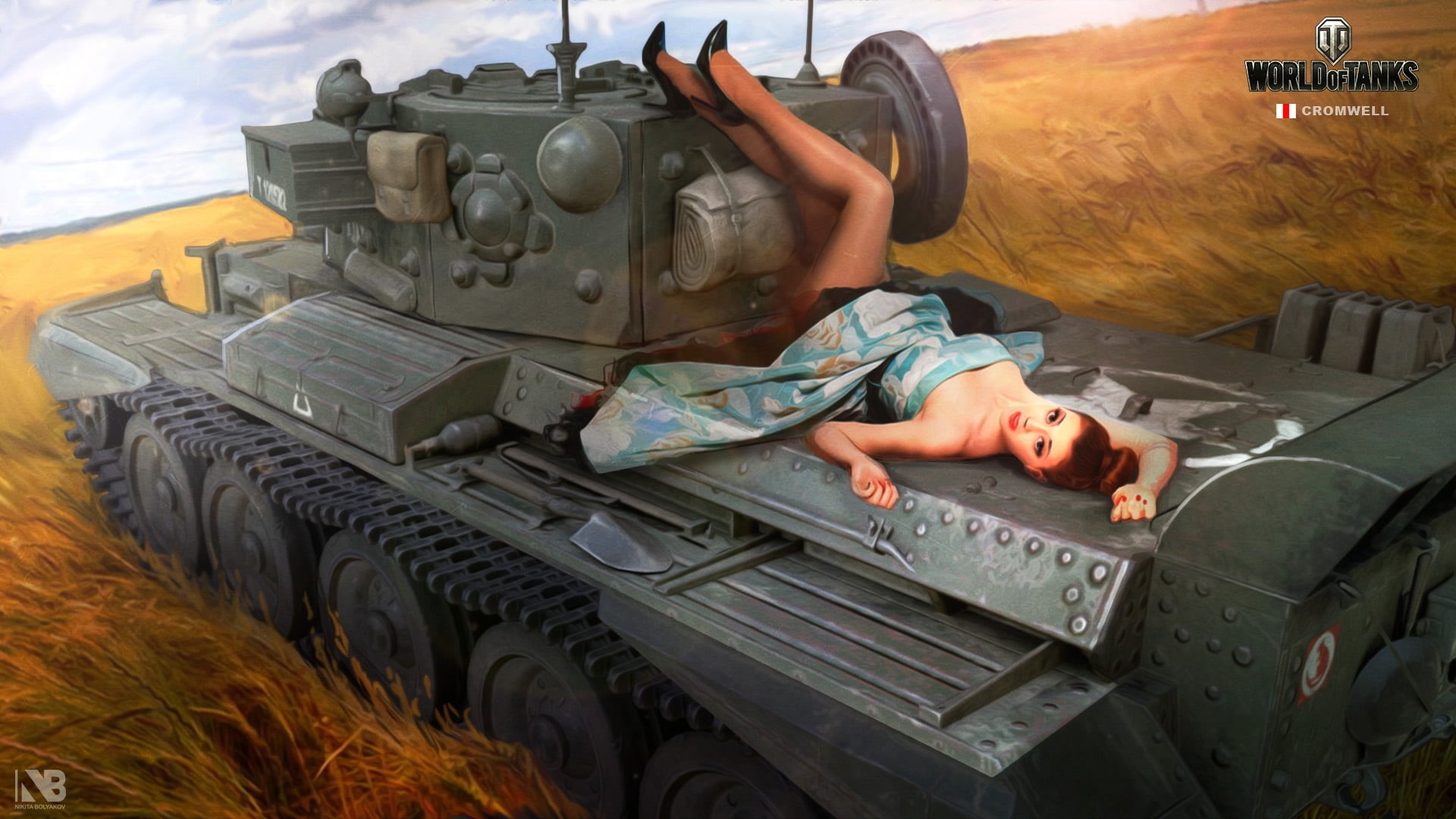 tank, figure, weapon, one person, real people, art, average, world War II, day, world, army, artillery, World of Tanks, British, fighting, armored Tank, HD Wallpaper
