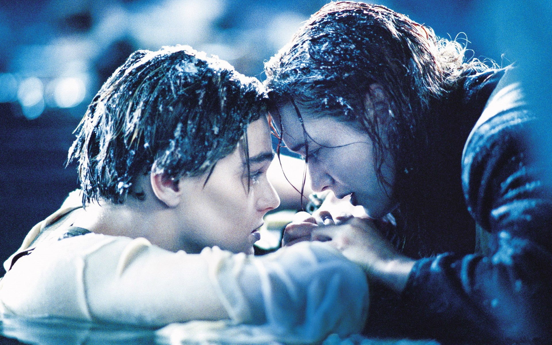 titanic, dicaprio, rose, mood, winslett, romance, actress, jack, love, celebrities, people, cold, winslet, emotion, situation, still, 1080P, movie, death, HD Wallpaper