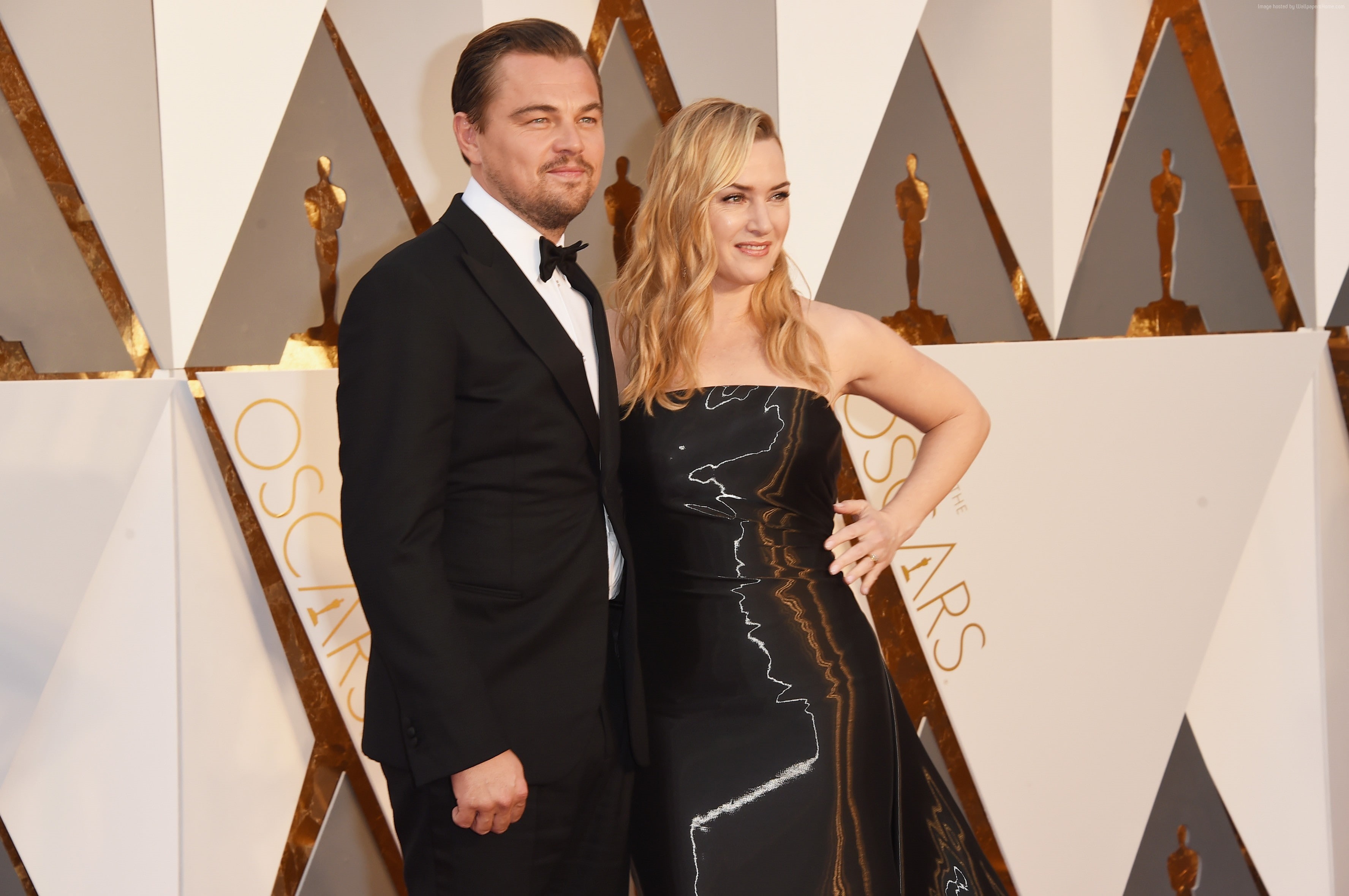 Oscar 2016, Most popular celebs, Kate Winslet, 2K, Leonardo DiCaprio, Oscar, HD Wallpaper
