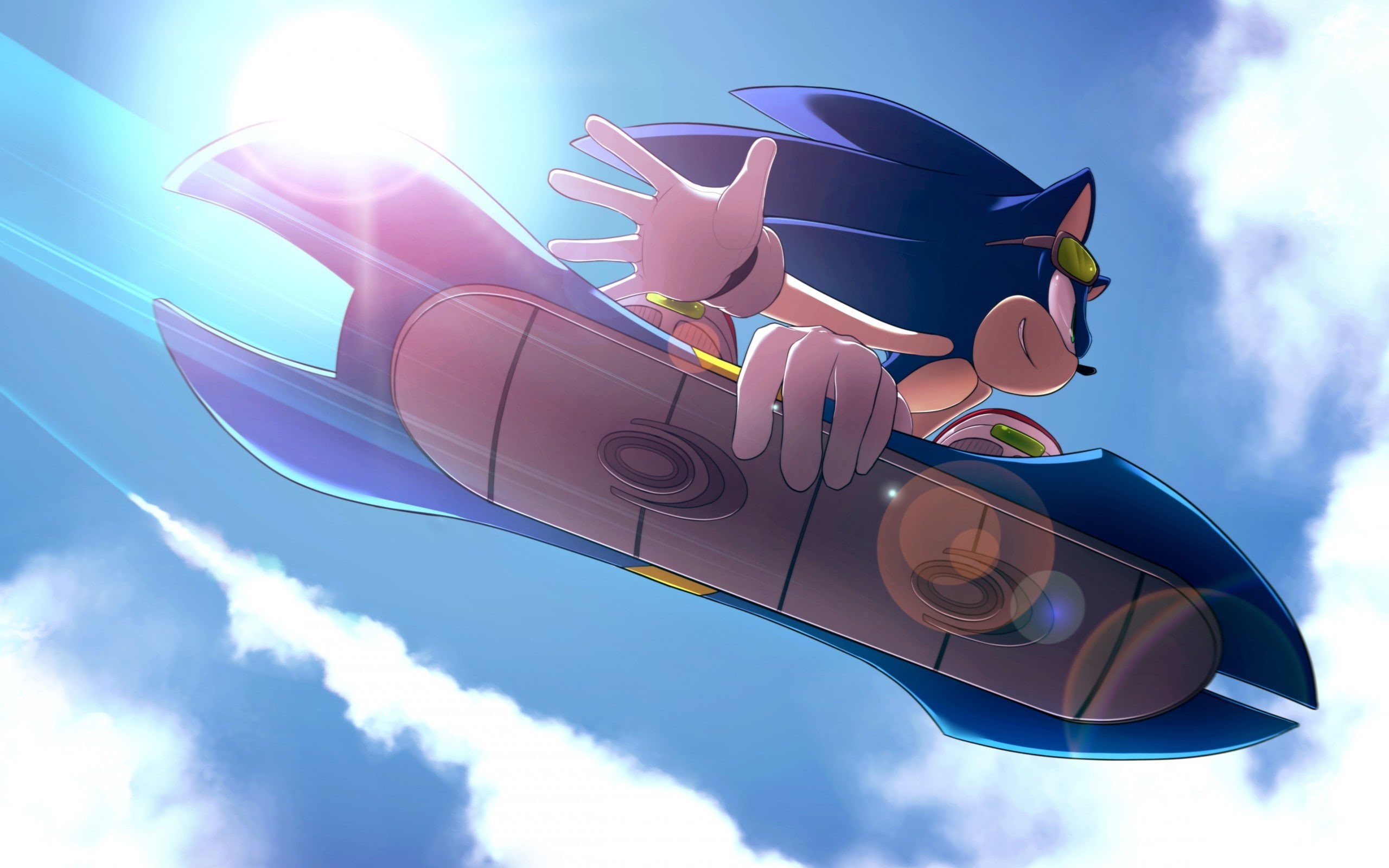 hoverboard, 2K, Sonic the Hedgehog, HD Wallpaper