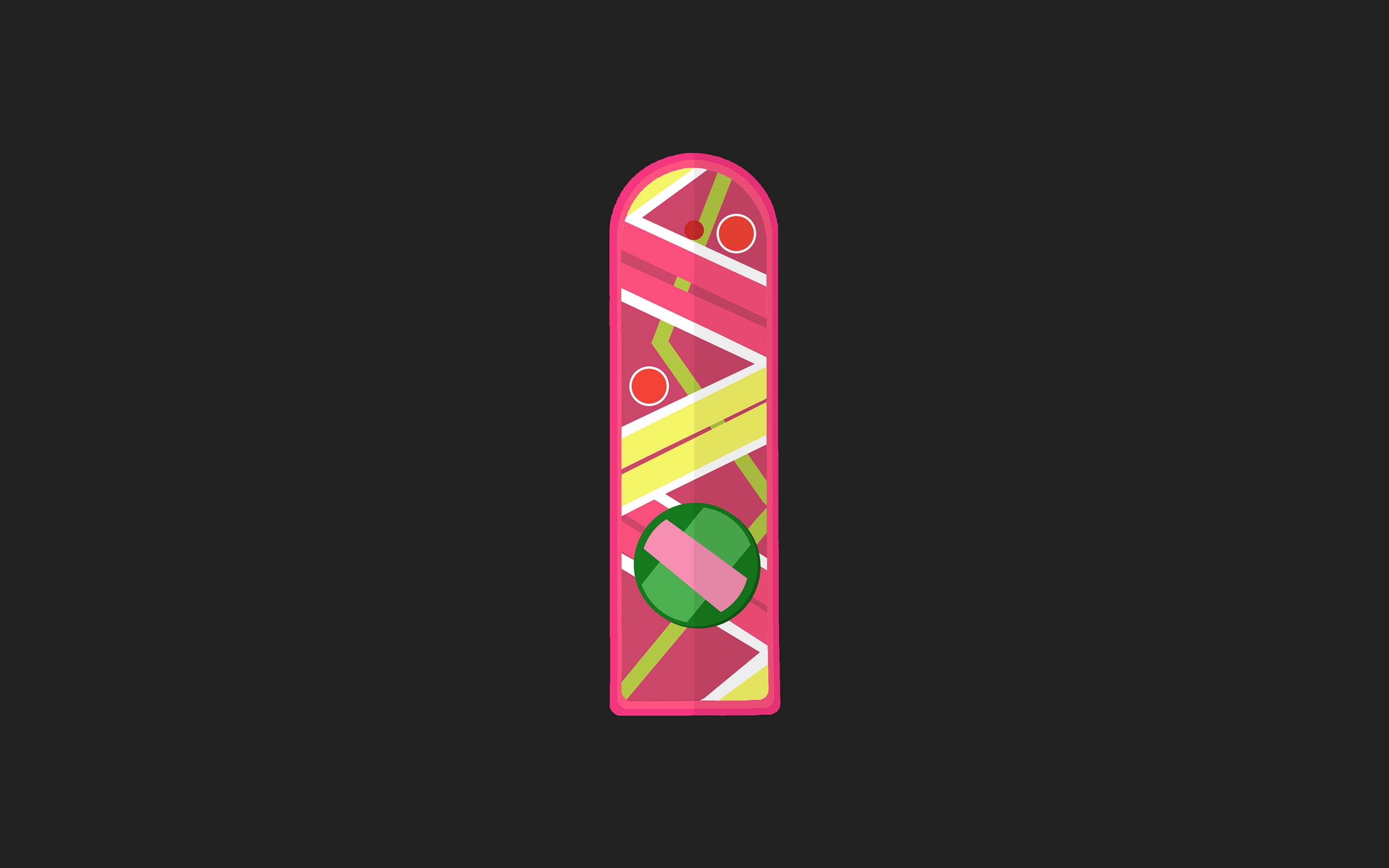 close-up, copy space, indoors, 2K, artwork, hoverboard, single object, pink color, communication, black background, sign, safety, no people, studio shot, HD Wallpaper