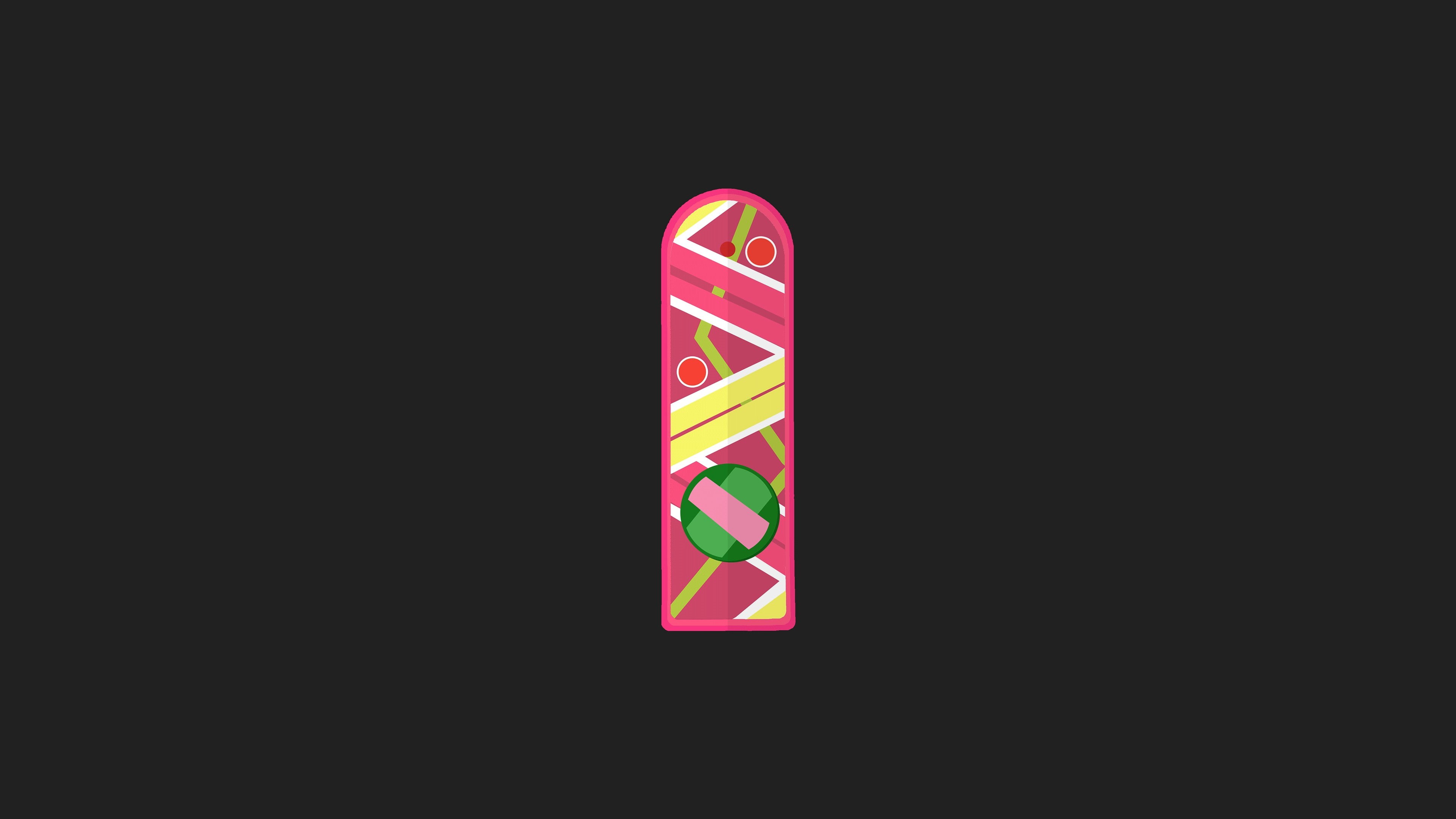 Marty McFly, 4K, Hoverboard, Back To The Future, HD Wallpaper