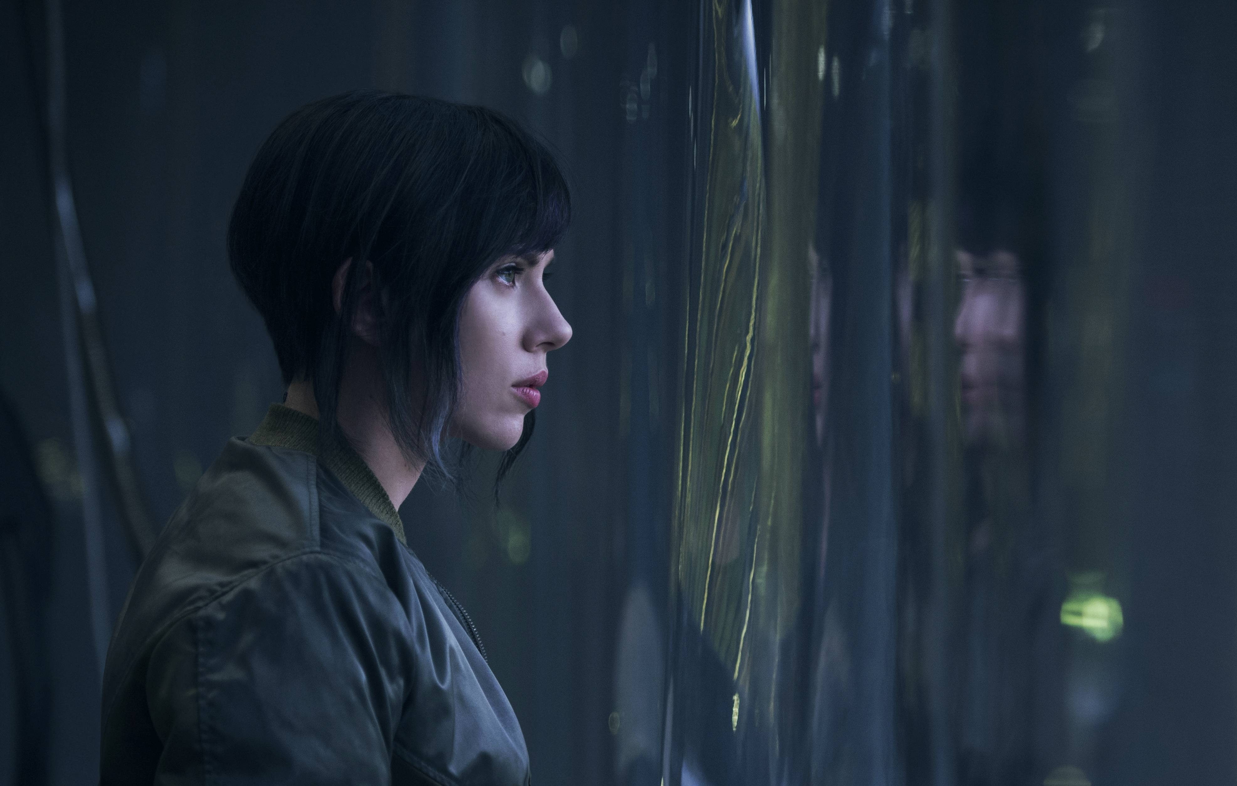 Scarlett Johansson, 4K, Ghost in the Shell, 4K, 2017 Movies, HD Wallpaper