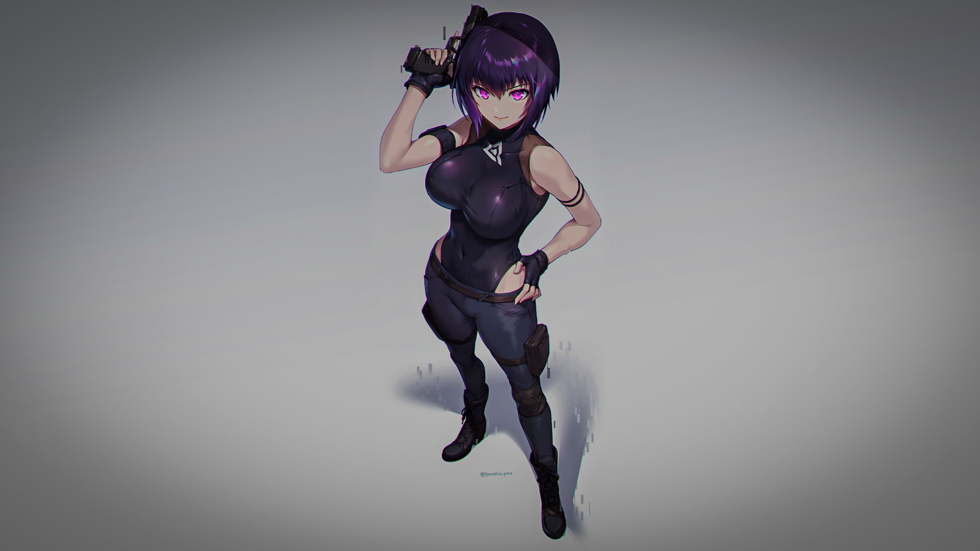 1080P, anime girls, Ghost in the Shell, Major Motoko Kusanagi, anime, HD Wallpaper