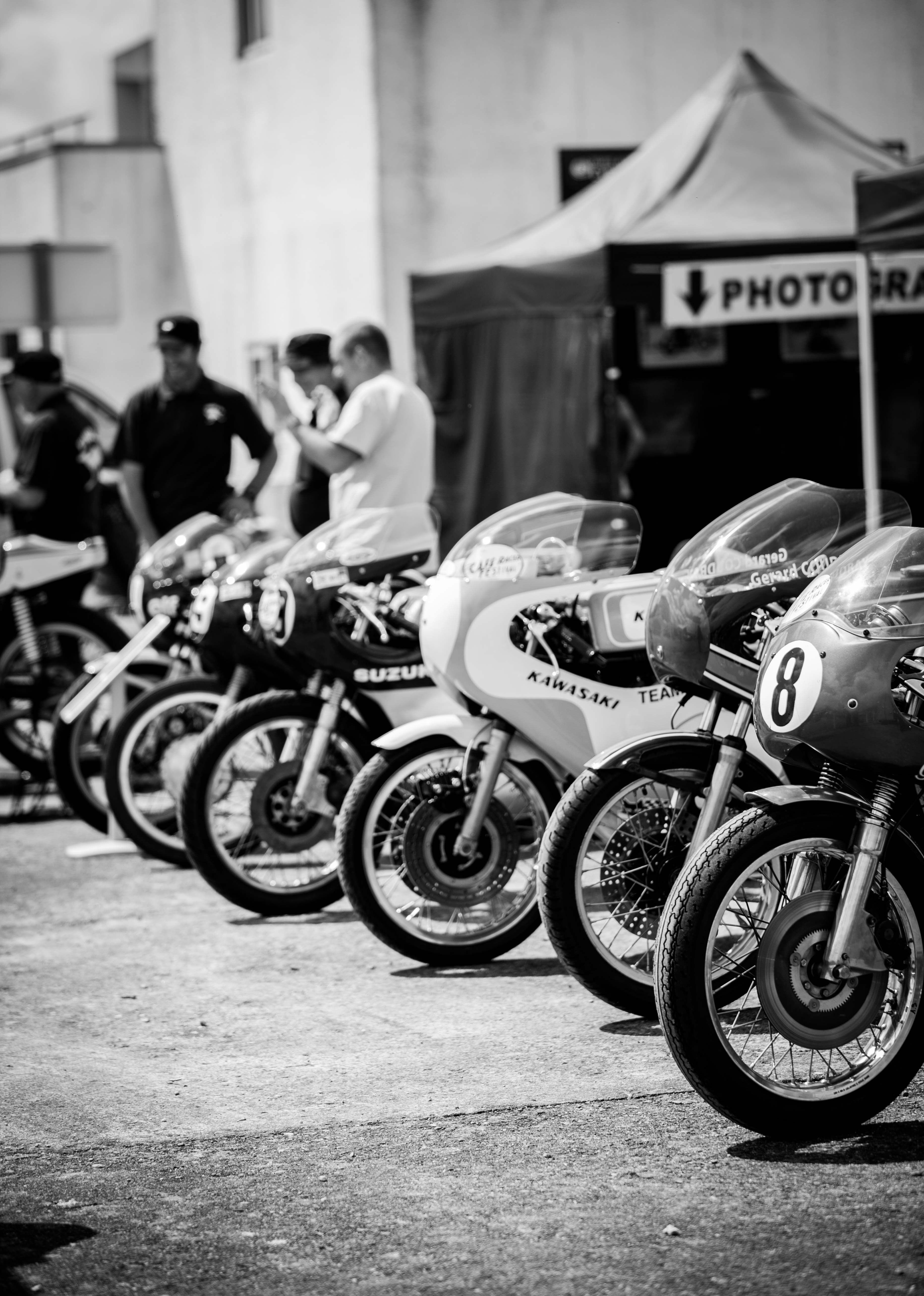 architecture, outdoors, motorcycle, cafe racer, 5K, adult, women, wheel, land vehicle, lifestyles, medium group of people, transportation, urban Scene, Phone HD Wallpaper