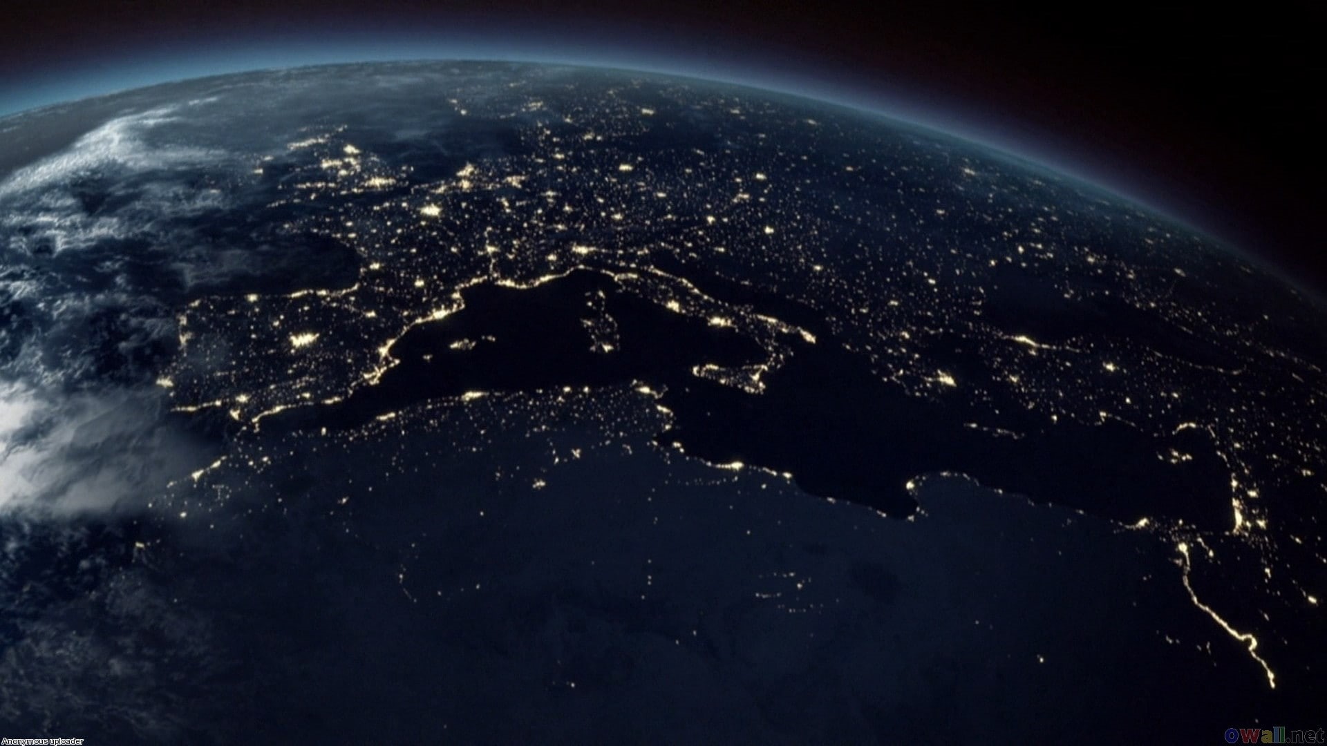 1920x1080, space, 1080P, 4k pics, Earth, night, HD Wallpaper