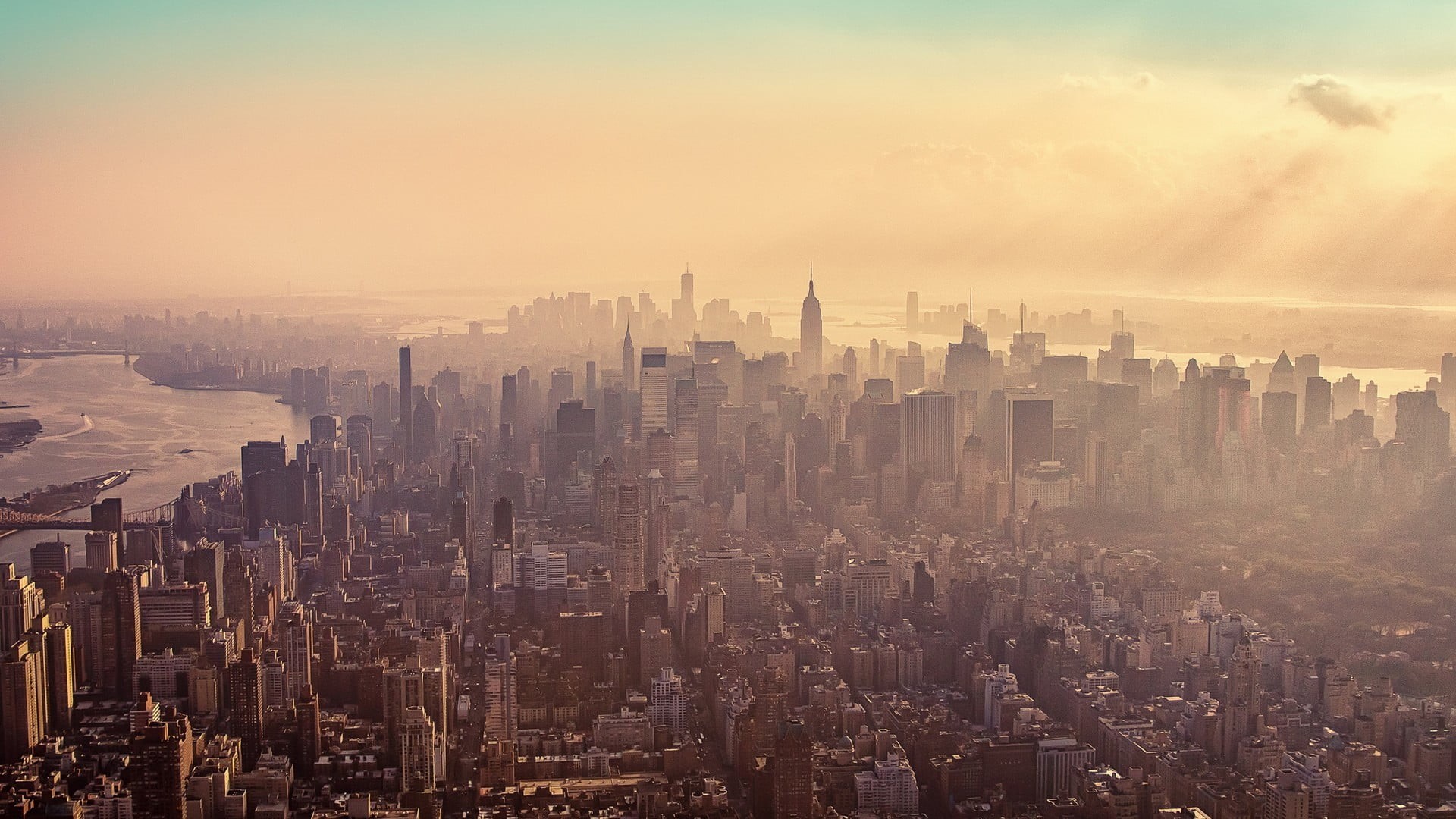 built Structure, new, sky, office Building, travel Destinations, hong Kong, building, modern, no People, panoramic, business, scenics, sunset, skyline, HD Wallpaper