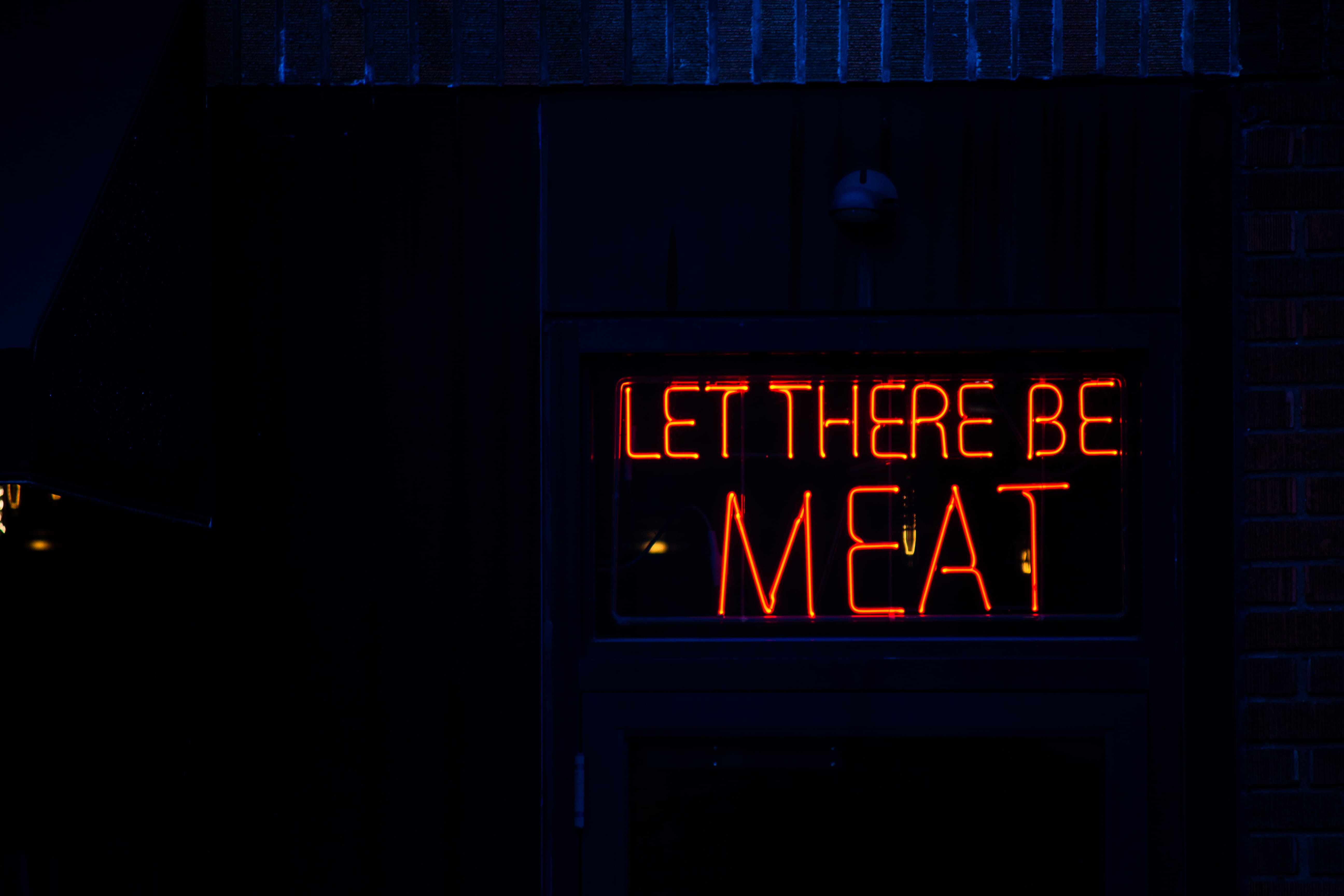 western script, neon, screen, red, word, text, no people, alphabet, close-up, woodstock bbq, black background, lighting, business, display, meat, light, HD Wallpaper