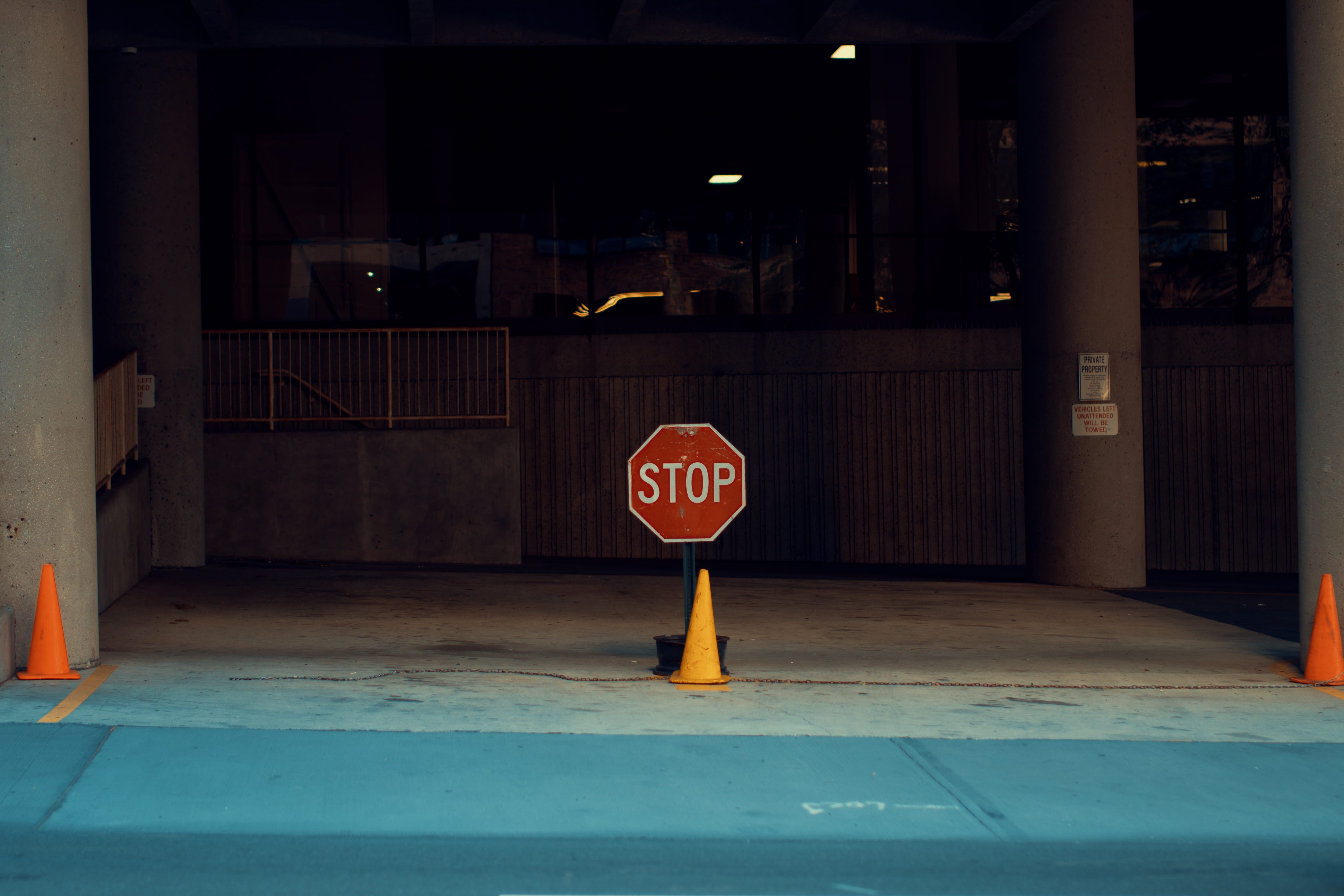 western script, no people, atlanta, urban, road, united states, communication, entrance, traffic, building, built structure, security, garage, banister, HD Wallpaper
