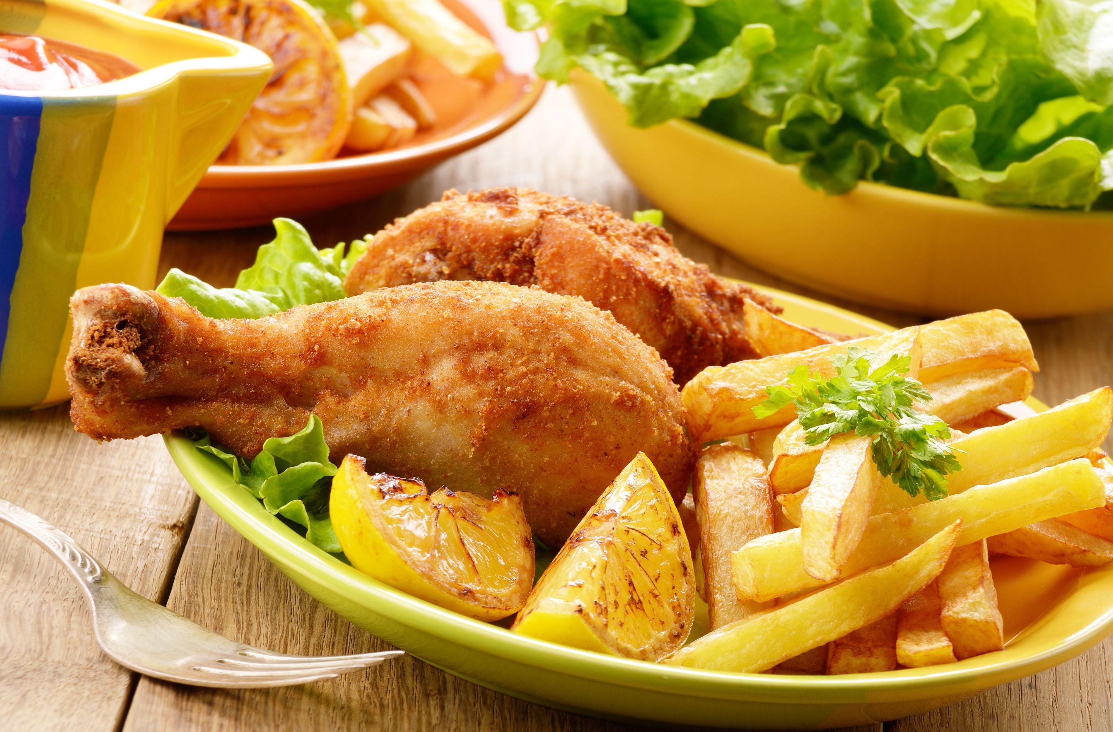  refreshment, white meat, crispy, healthy Eating, deep Fried, meal, plug, fast Food, wood - Material, indoors, fullscreen, potato Chip, vegetable, HD Wallpaper